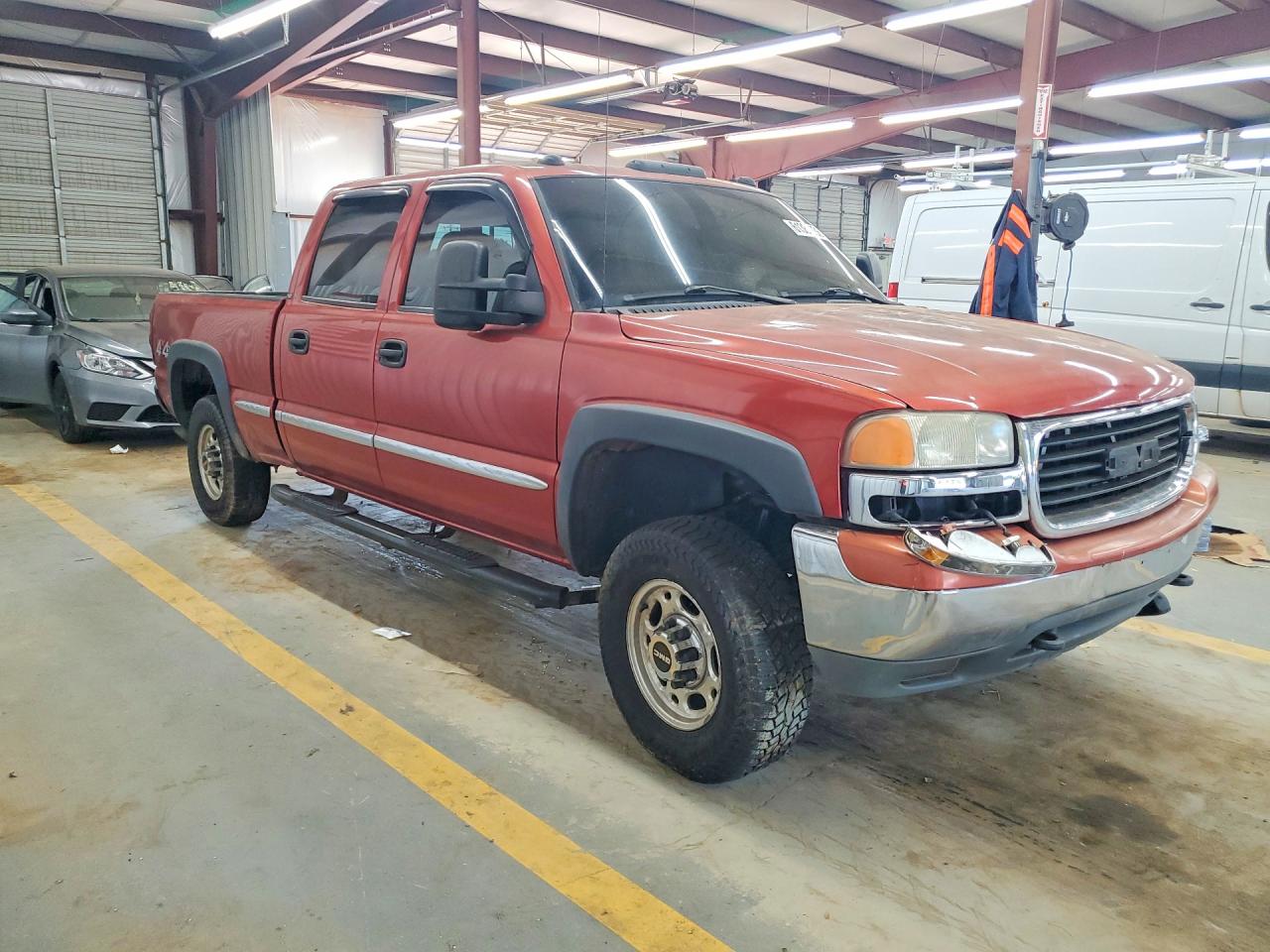 2001 Gmc Sierra K1500 Heavy Duty Orange vin: 1GTGK13U91F118737