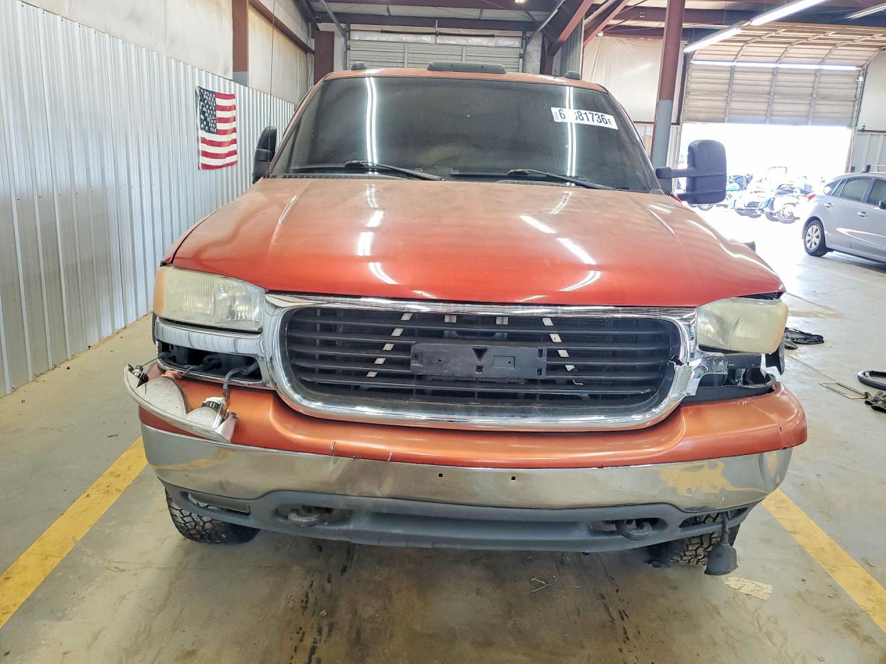 2001 Gmc Sierra K1500 Heavy Duty Orange vin: 1GTGK13U91F118737
