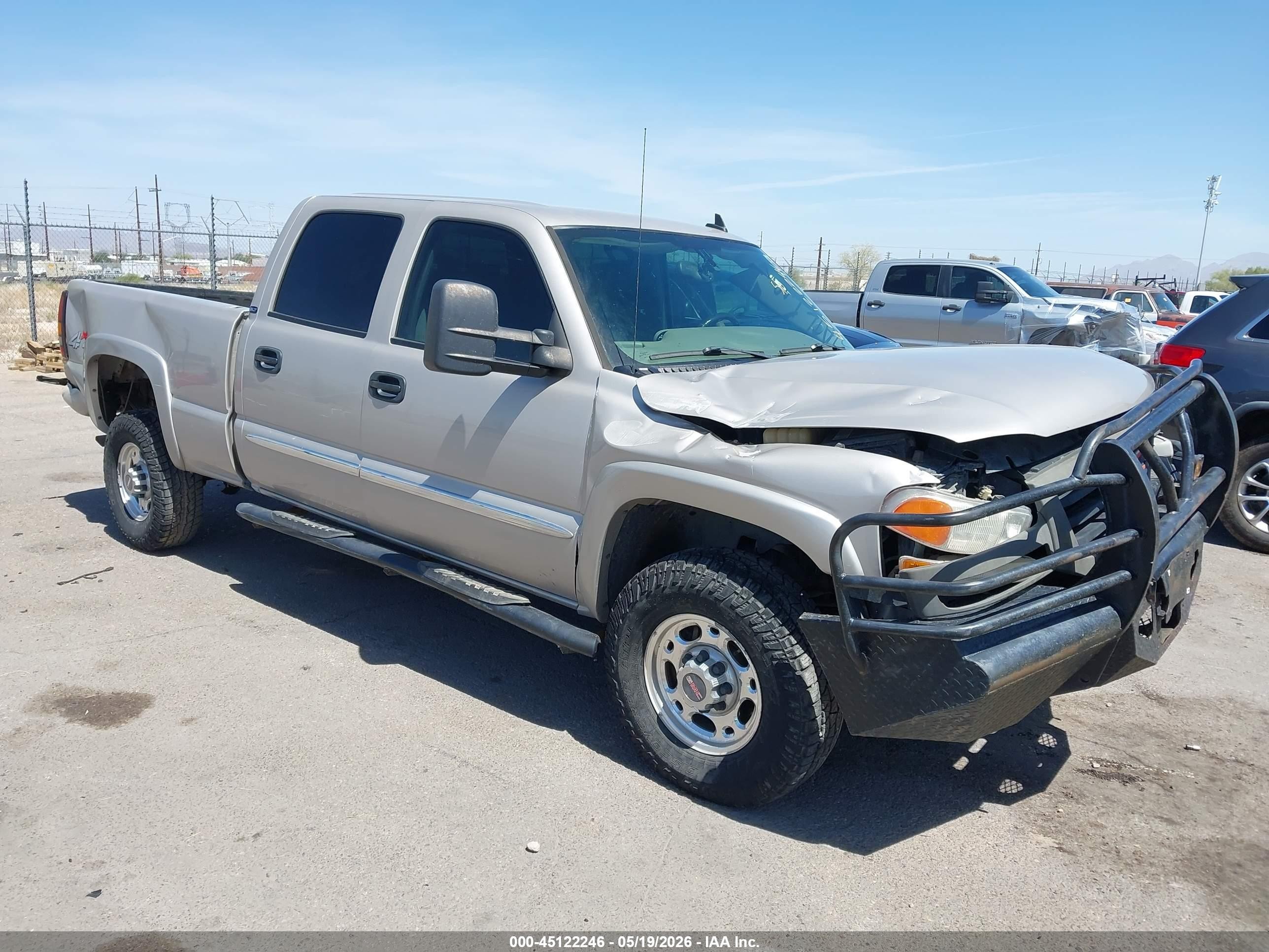 2006 Gmc Sierra 1500hd Slt Silver vin: 1GTGK13UX6F122027