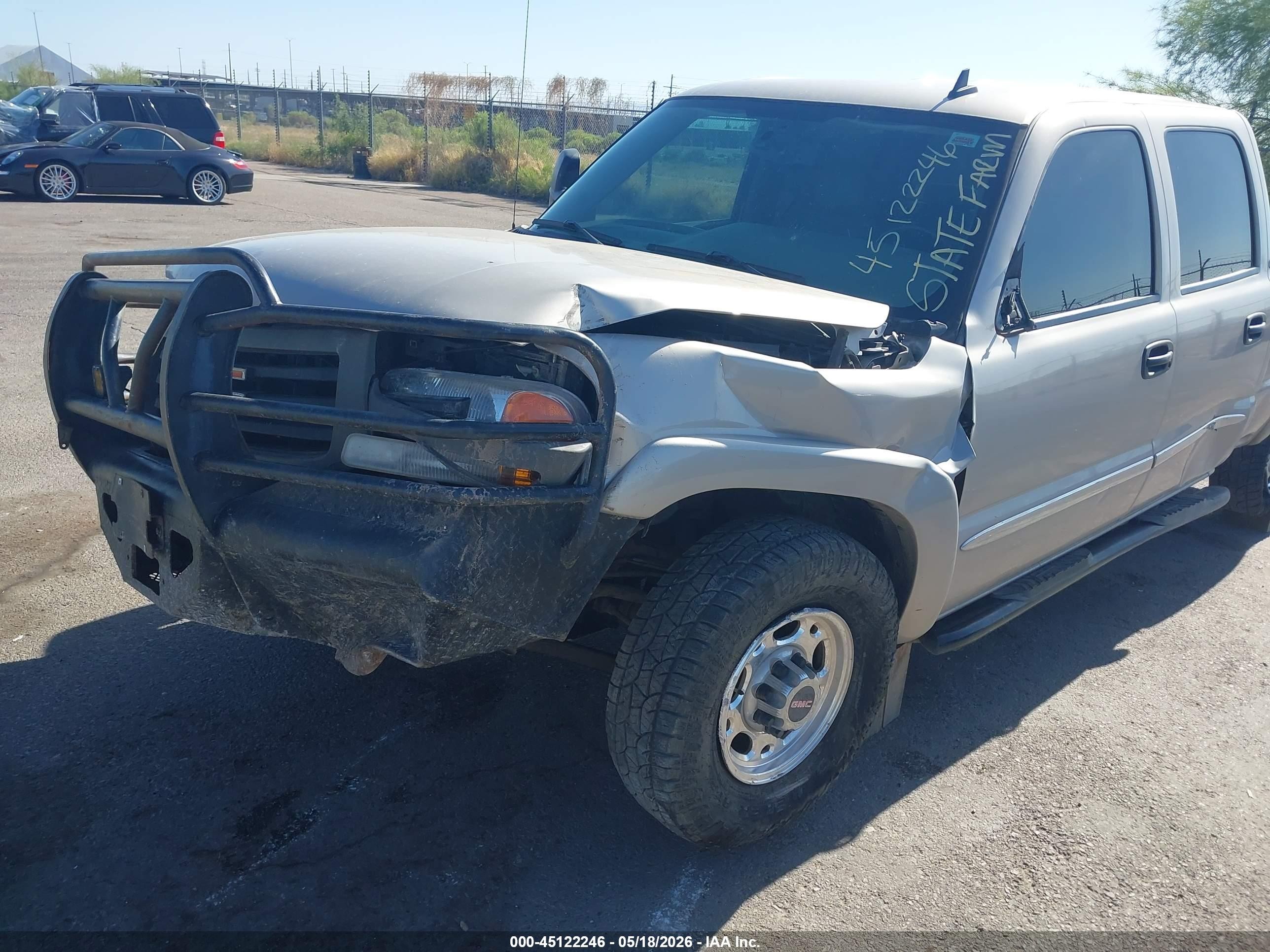 2006 Gmc Sierra 1500hd Slt Silver vin: 1GTGK13UX6F122027