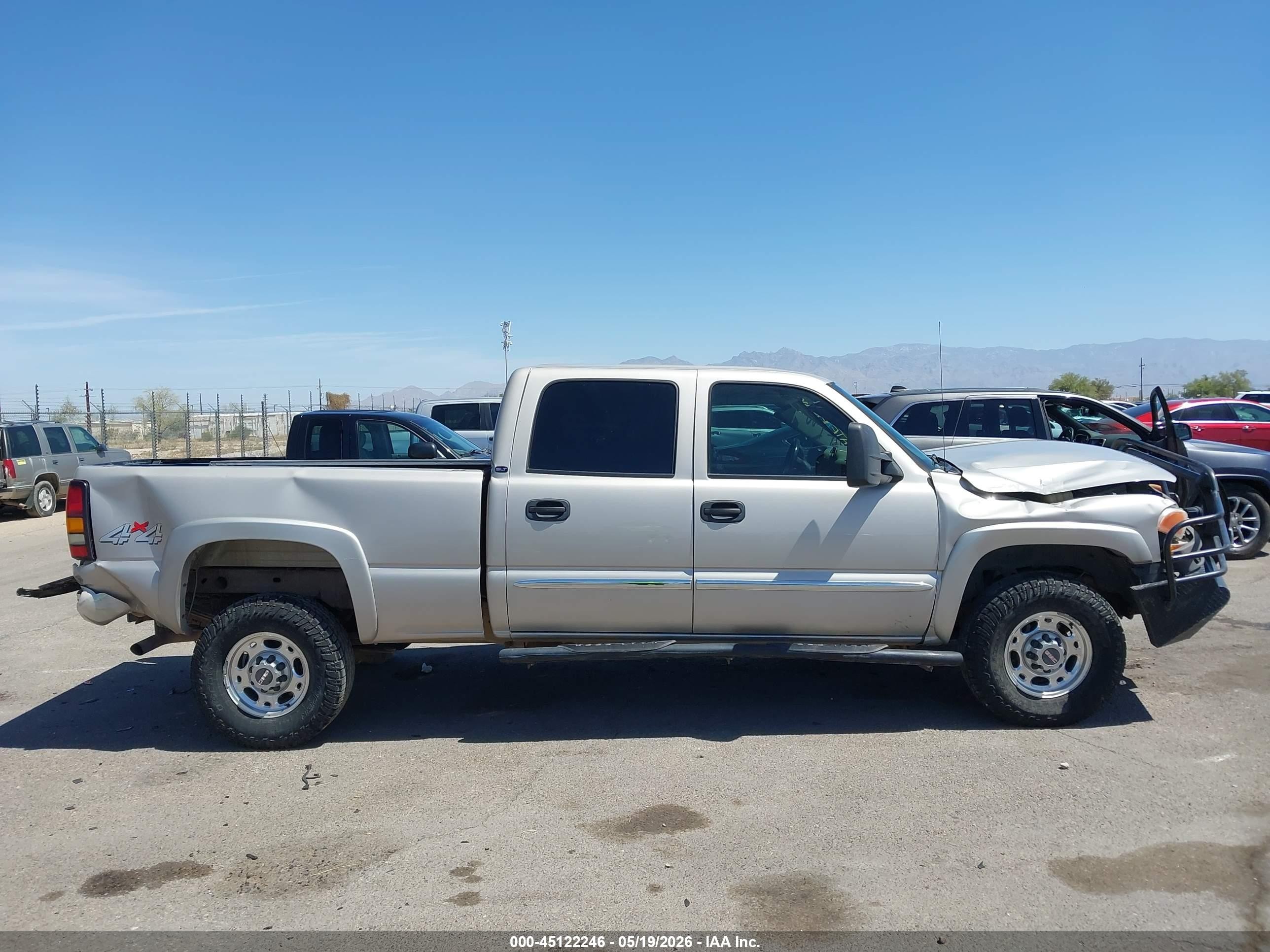 2006 Gmc Sierra 1500hd Slt Silver vin: 1GTGK13UX6F122027