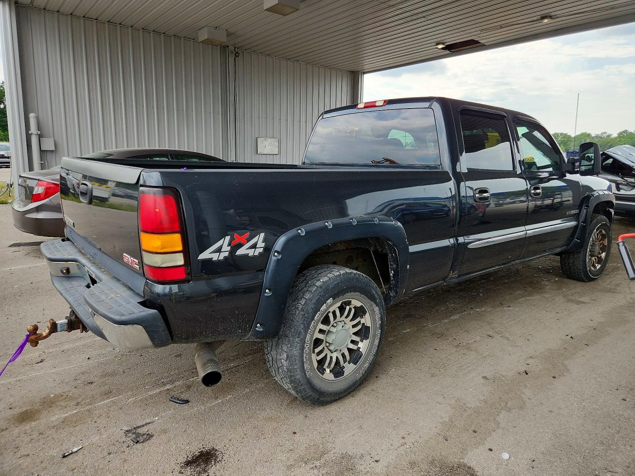 2004 Gmc Sierra K2500 Crew Cab Gray vin: 1GTGK23U74F185640
