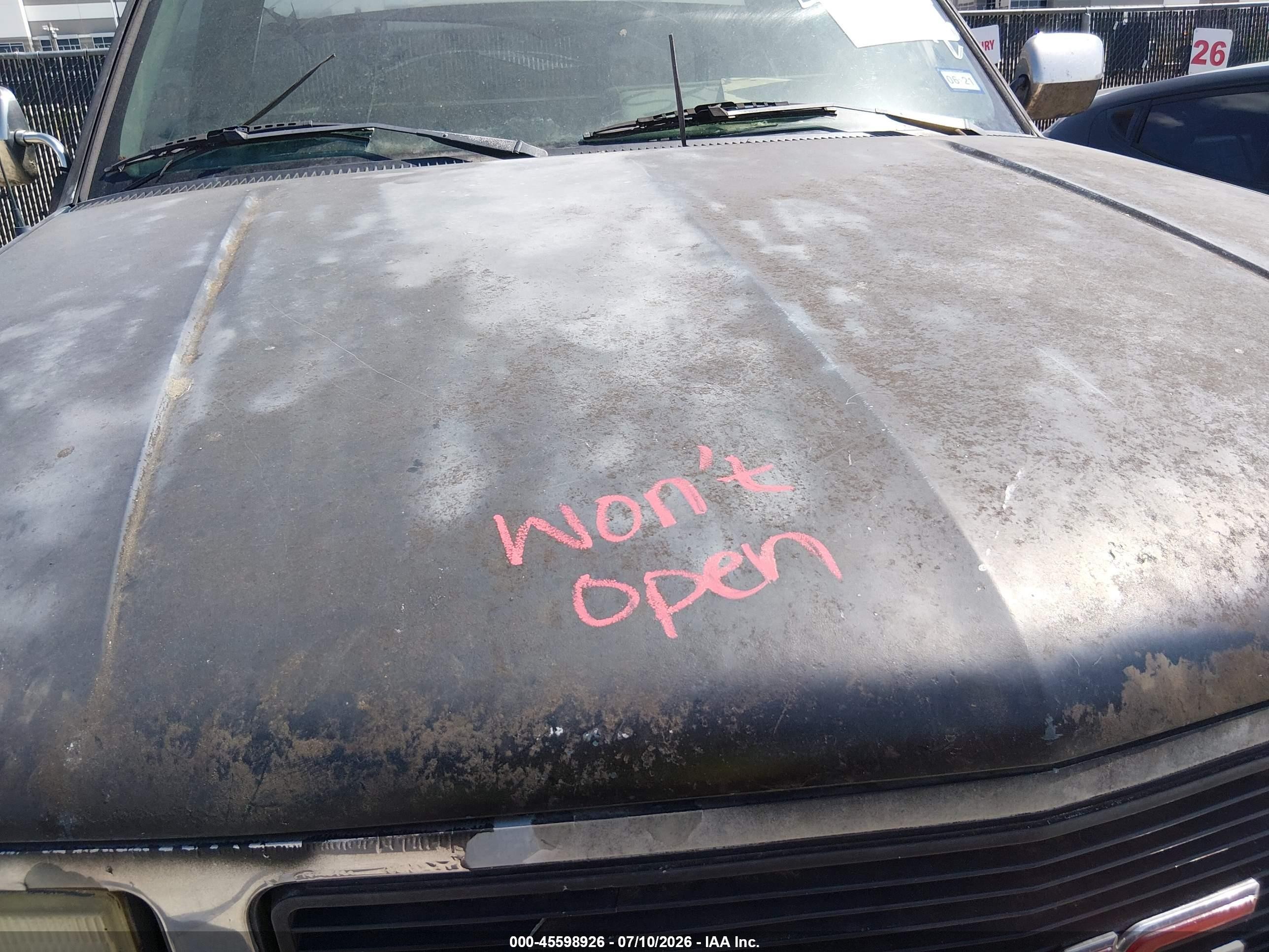 1990 Gmc Sierra K2500 Black vin: 1GTGK24K3LE521060
