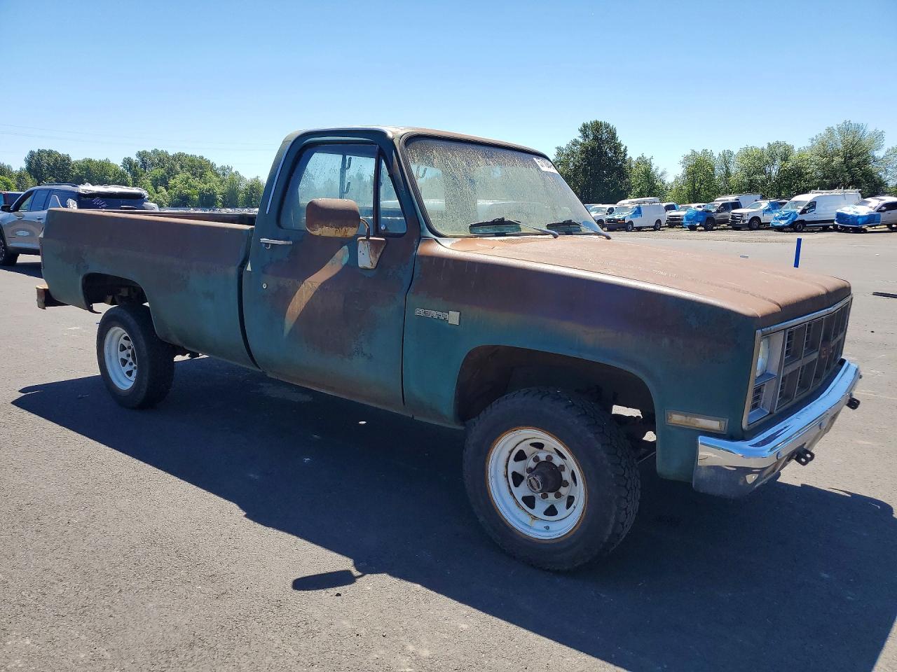 1982 Gmc K2500 Green vin: 1GTGK24M7CJ508420
