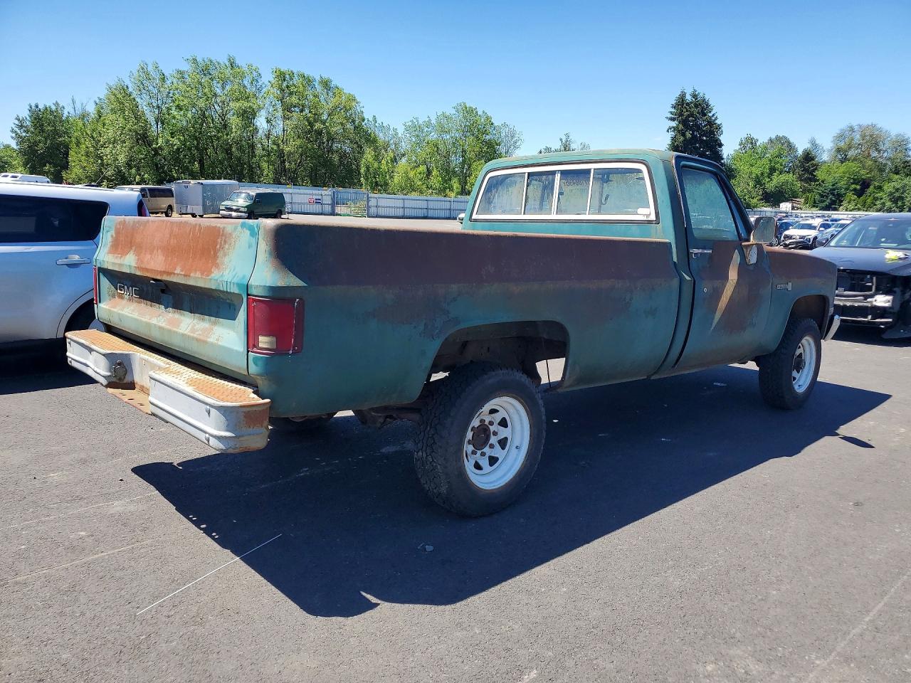 1982 Gmc K2500 Green vin: 1GTGK24M7CJ508420