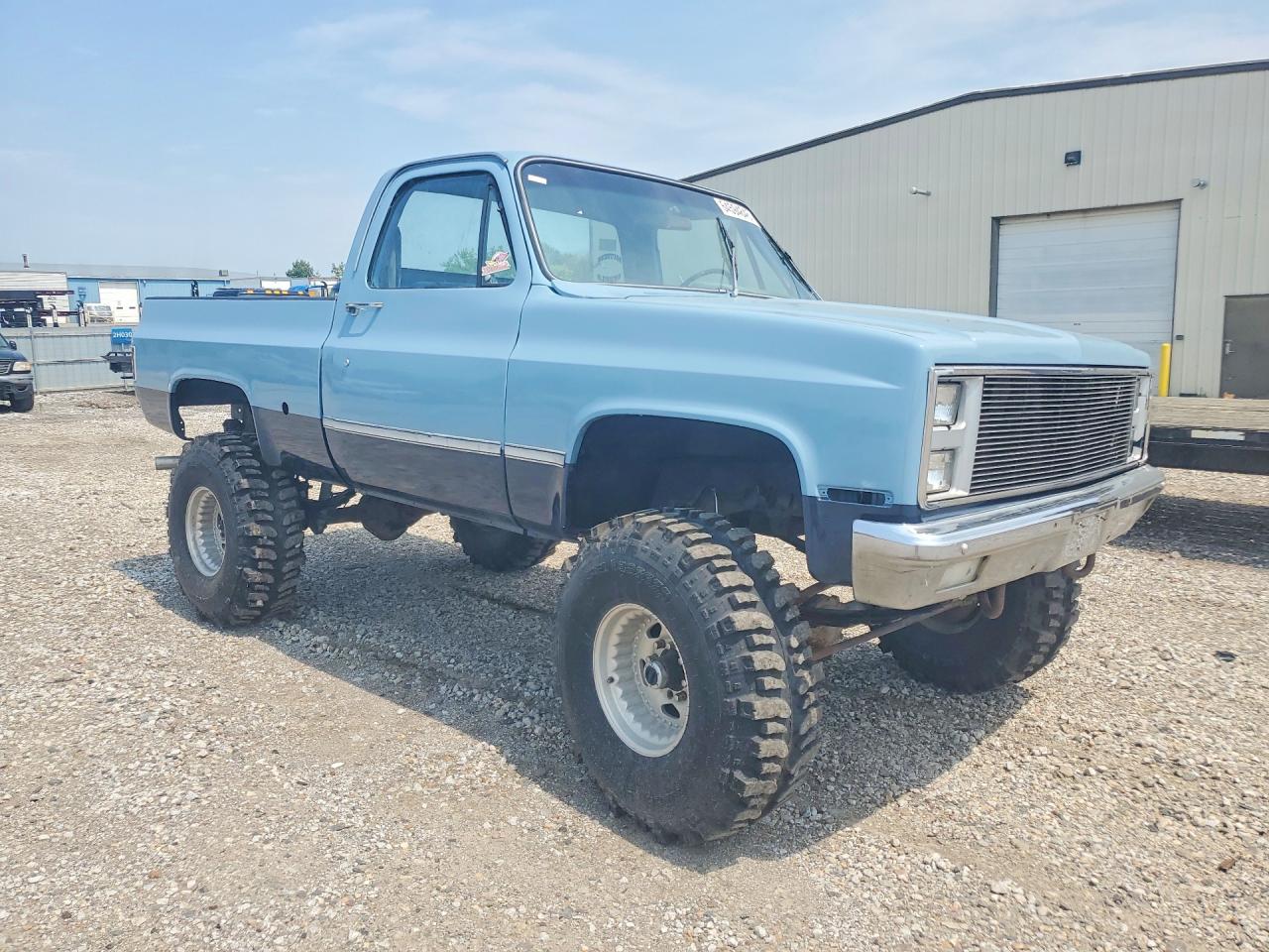 1981 Gmc K2500 Blue vin: 1GTGK24M8BJ509512