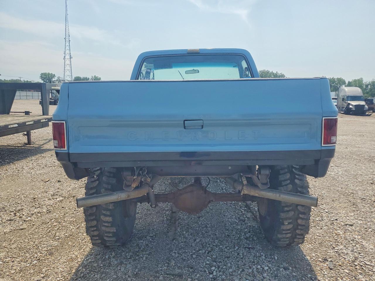 1981 Gmc K2500 Blue vin: 1GTGK24M8BJ509512