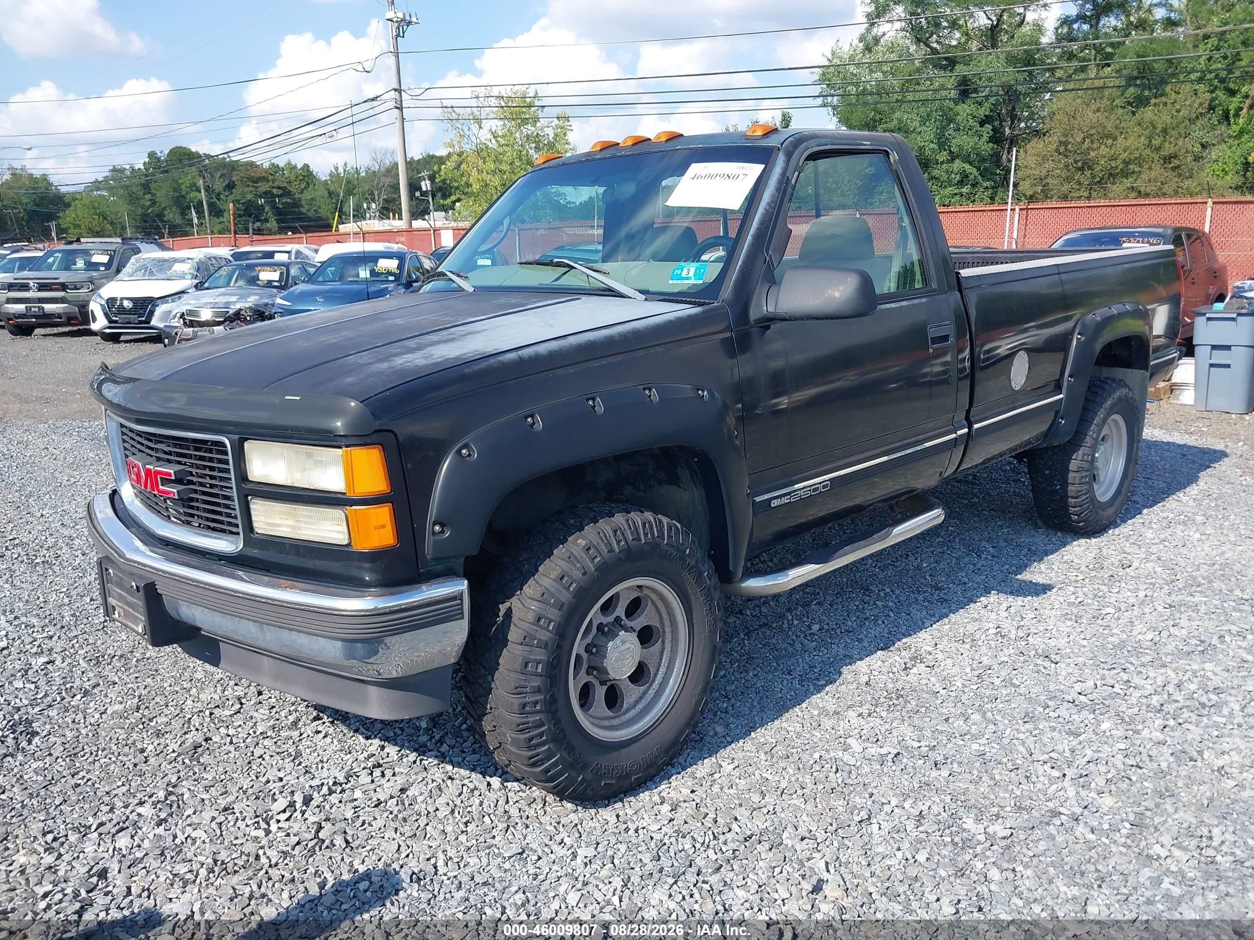 1998 Gmc Sierra 2500 Hd Sl Черный vin: 1GTGK24RXWE541887