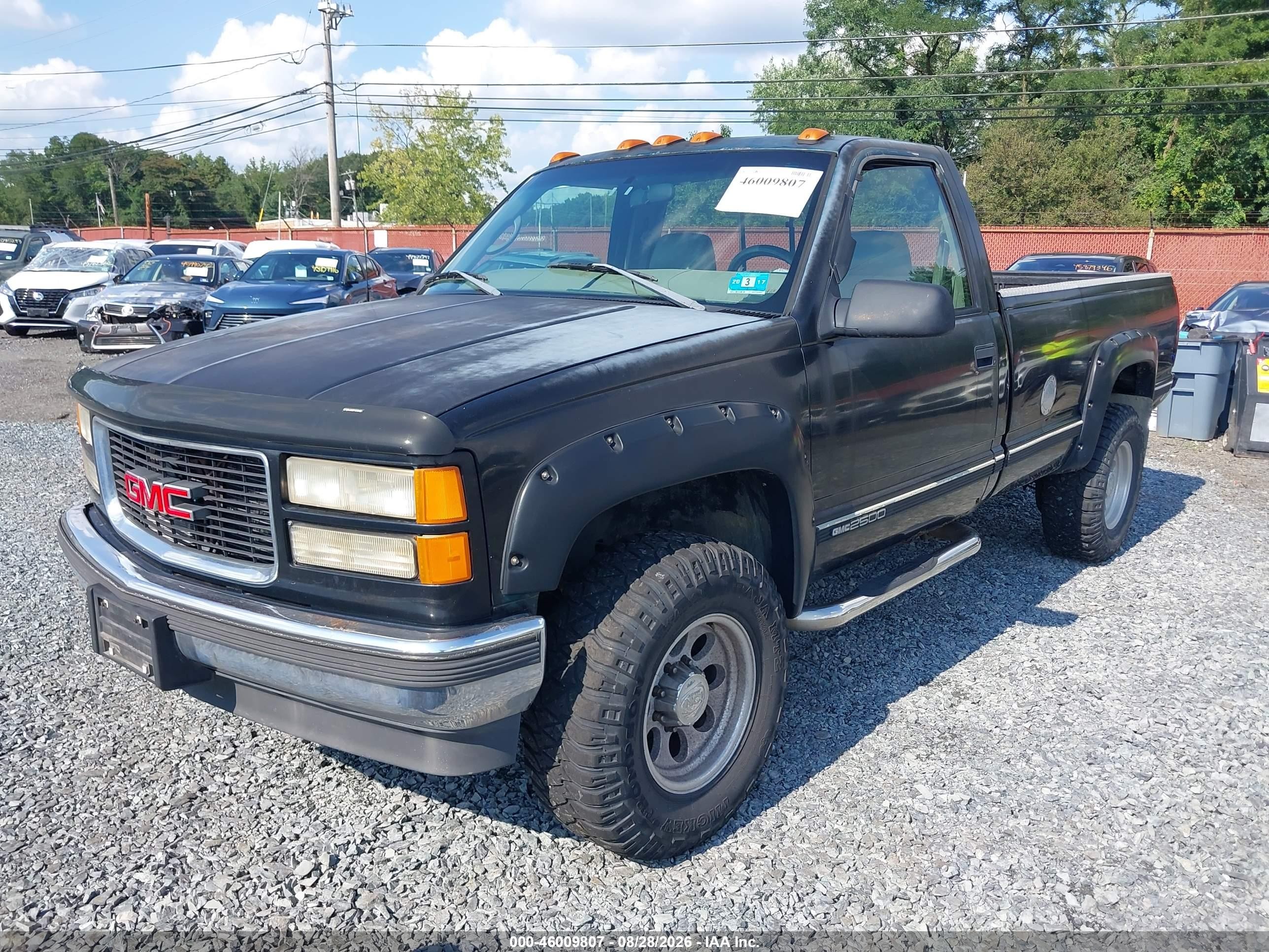 1998 Gmc Sierra 2500 Hd Sl Черный vin: 1GTGK24RXWE541887