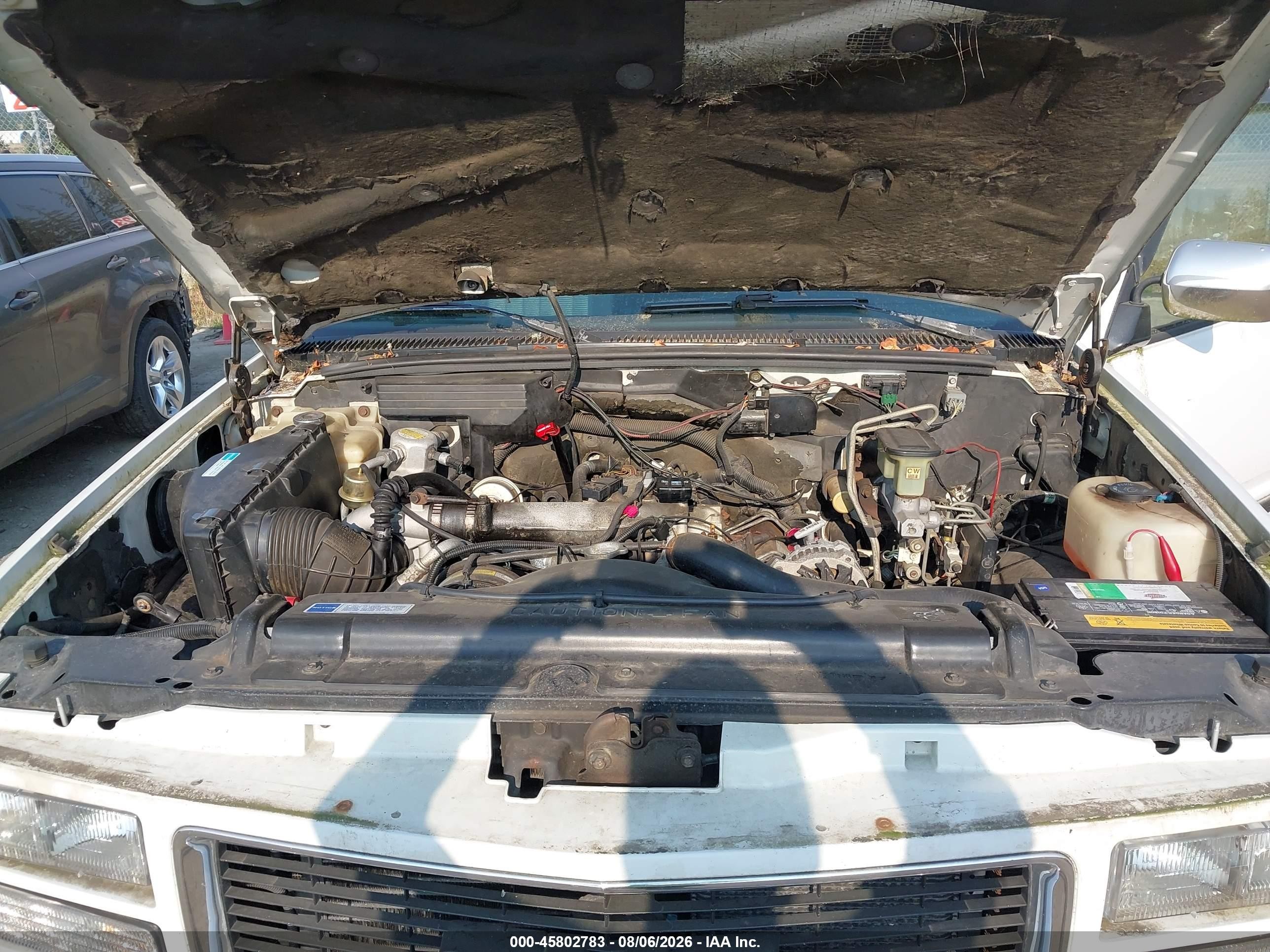 1994 Gmc Sierra K2500 White vin: 1GTGK29FXRE516104