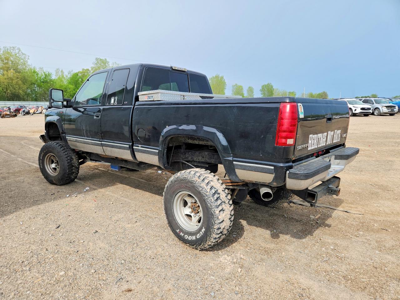 1998 Gmc Sierra K2500 Черный vin: 1GTGK29J8WE532138