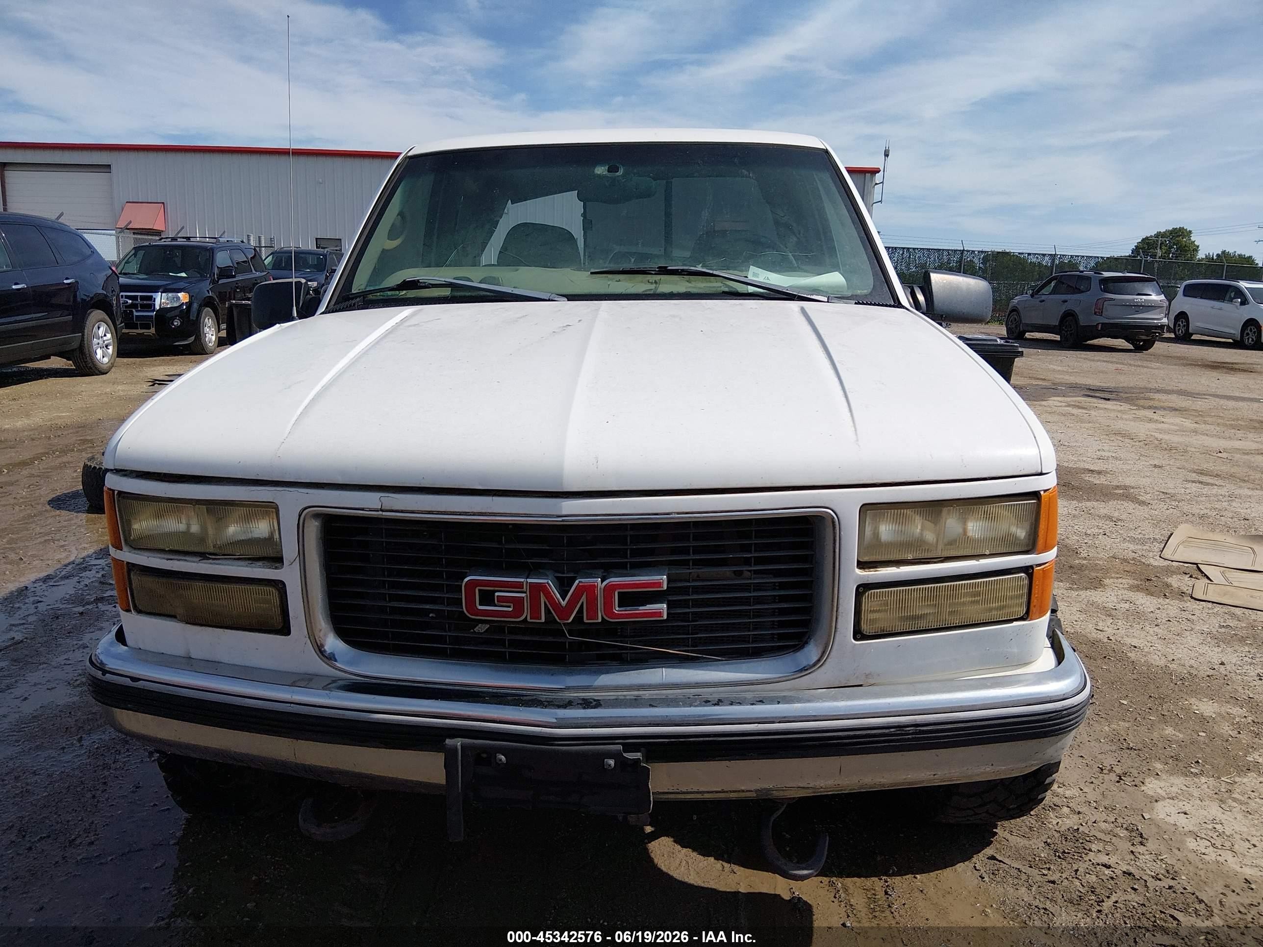 1998 Gmc Sierra 2500 Hd Sl White vin: 1GTGK29JXWE508259