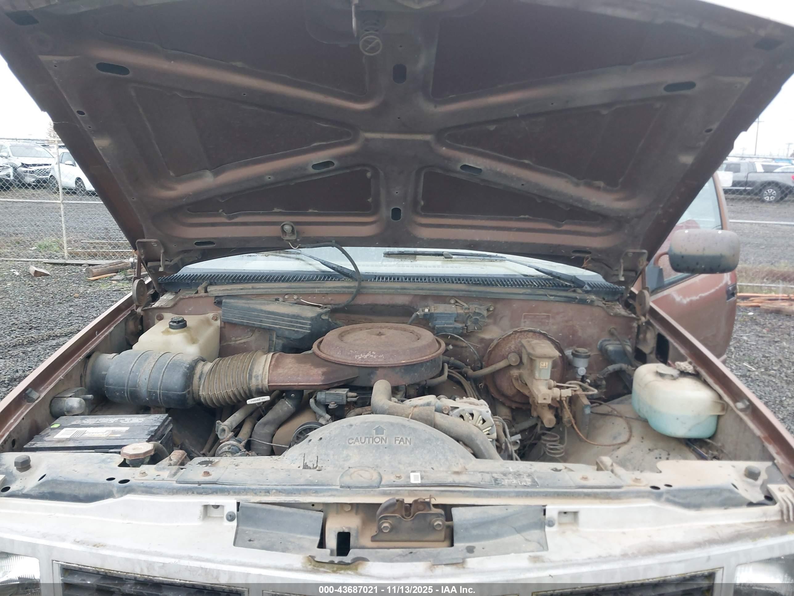 1989 Gmc Sierra K3500 Brown vin: 1GTGK34N0KE542964