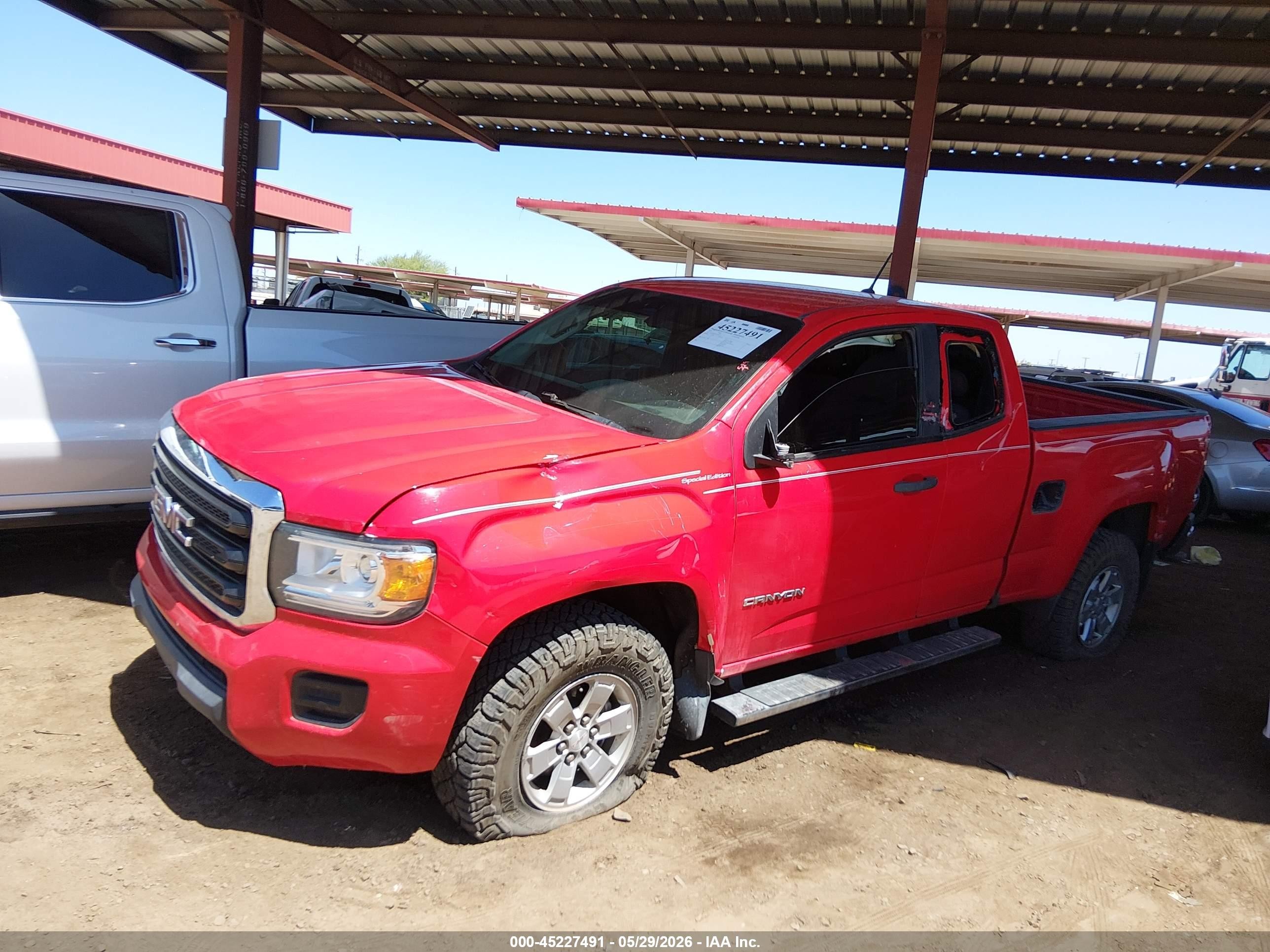 2015 Gmc Canyon Red vin: 1GTH5AE36F1185347