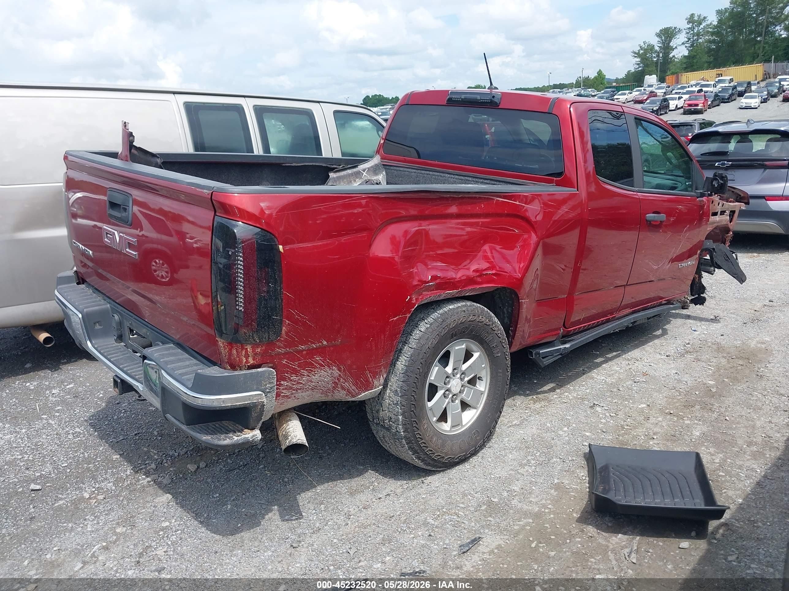 2015 Gmc Canyon   Red vin: 1GTH5AE39F1206871
