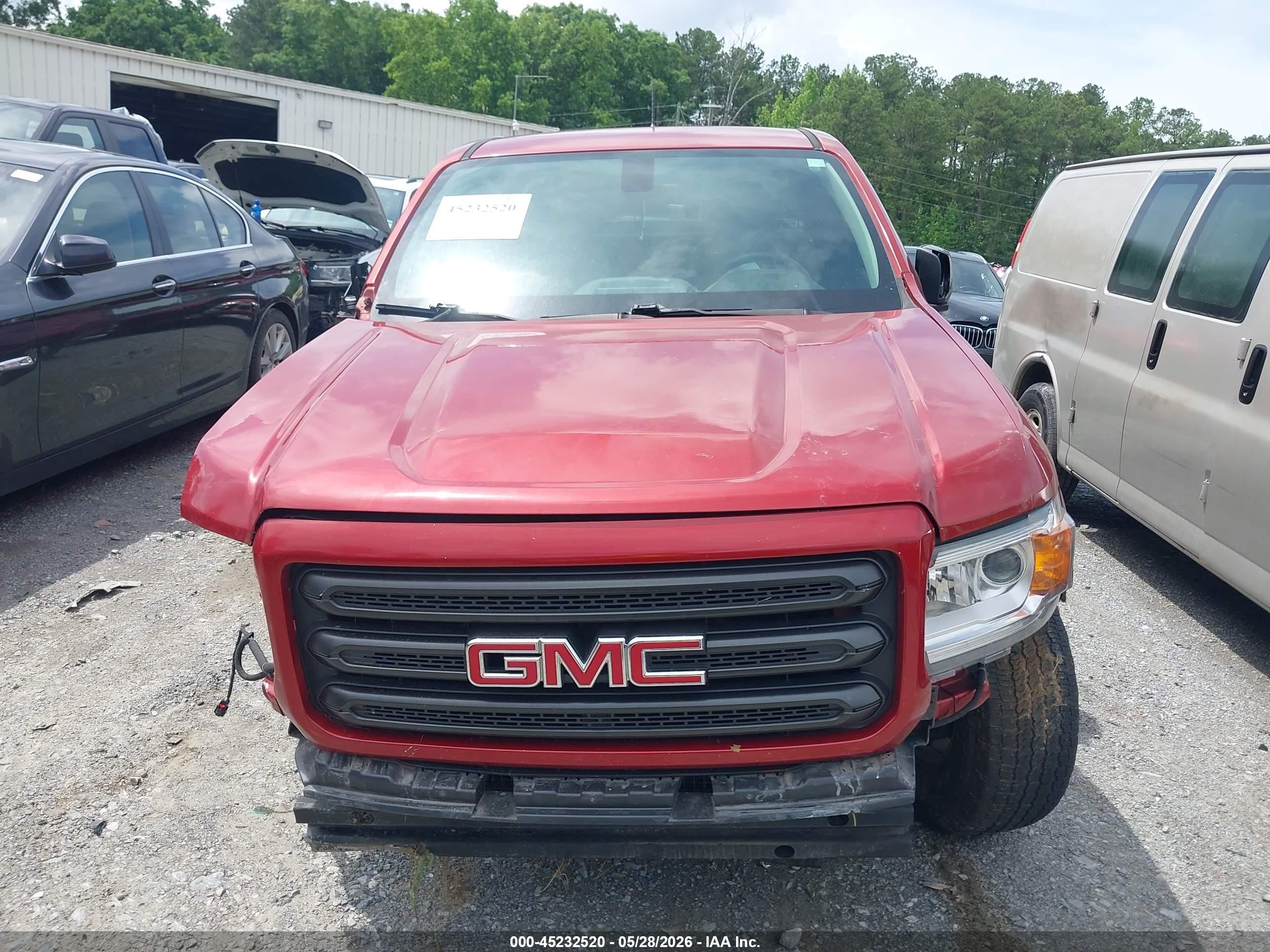 2015 Gmc Canyon   Red vin: 1GTH5AE39F1206871