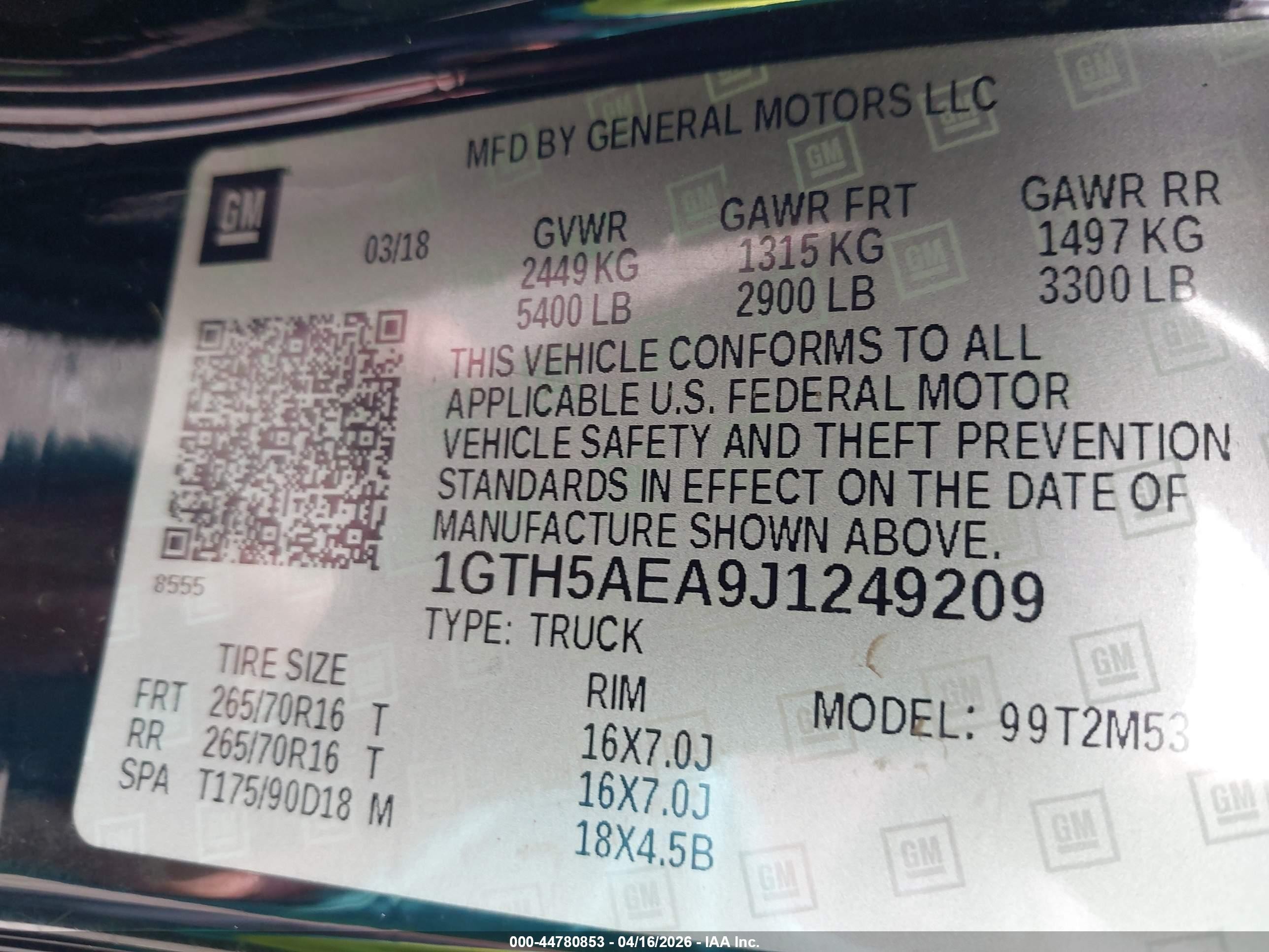 2018 Gmc Canyon Sl Black vin: 1GTH5AEA9J1249209