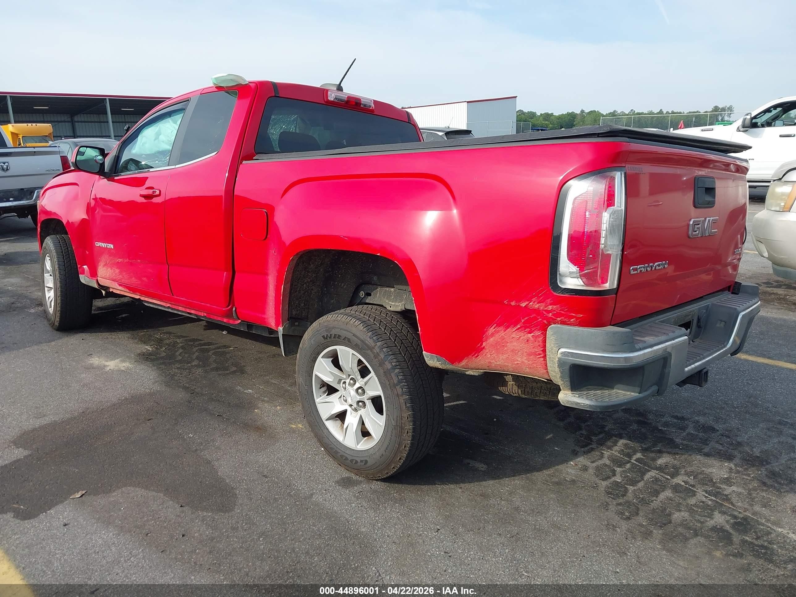 2015 Gmc Canyon Sle Red vin: 1GTH5BE33F1154000