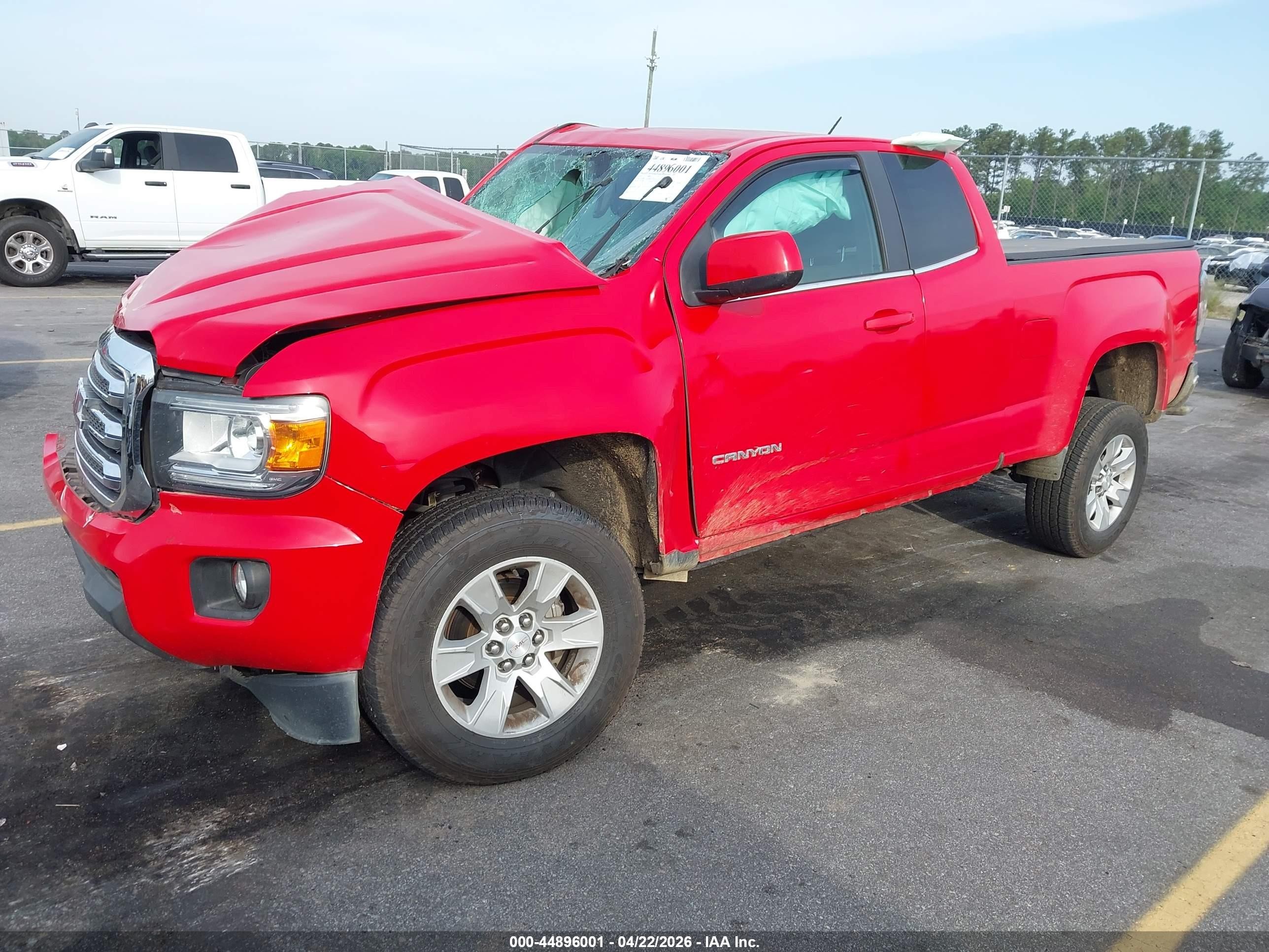 2015 Gmc Canyon Sle Red vin: 1GTH5BE33F1154000
