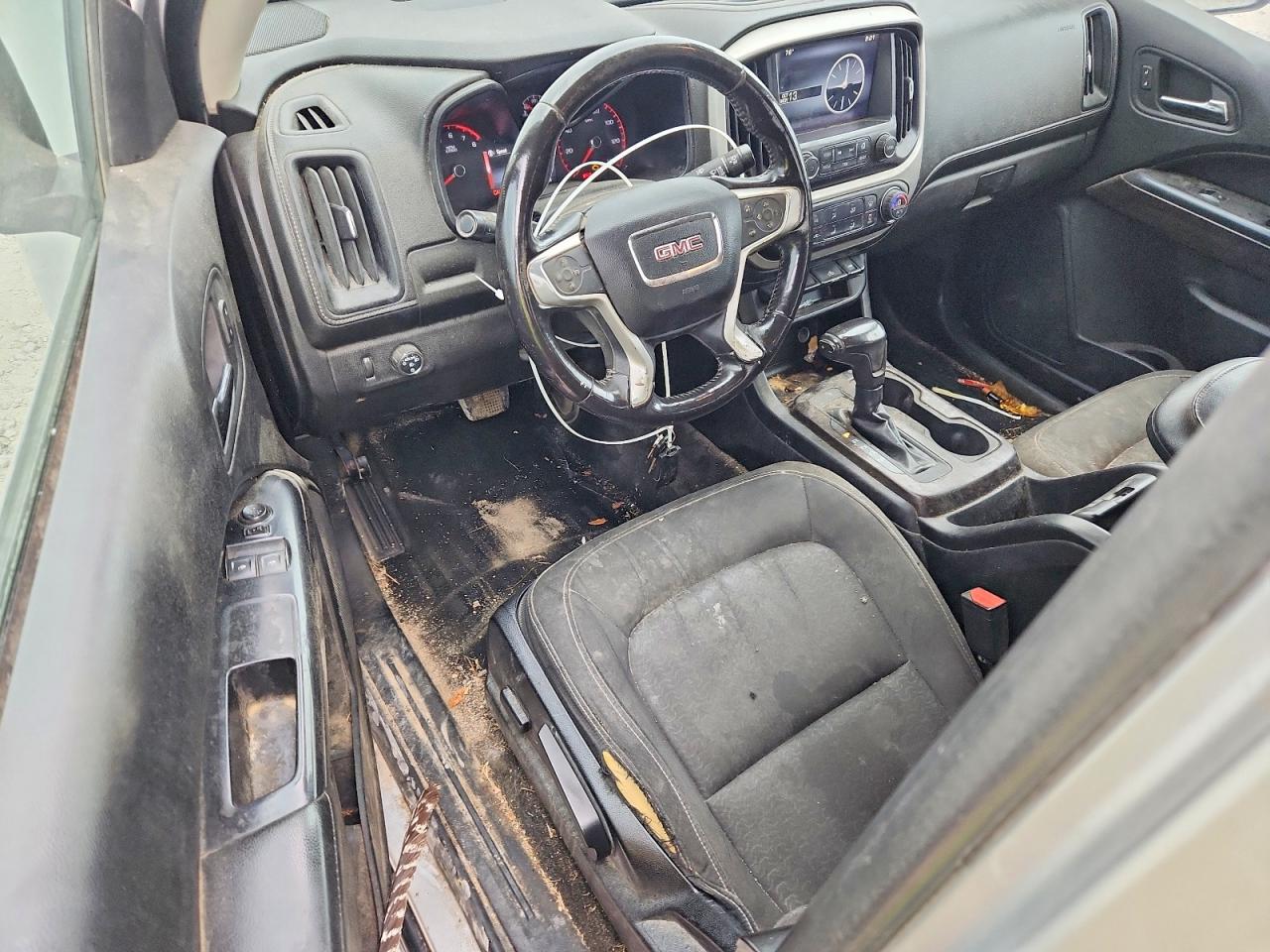 2015 Gmc Canyon Sle Silver vin: 1GTH5BE37F1230057