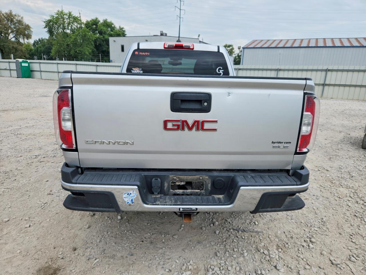 2015 Gmc Canyon Sle Silver vin: 1GTH5BE37F1230057