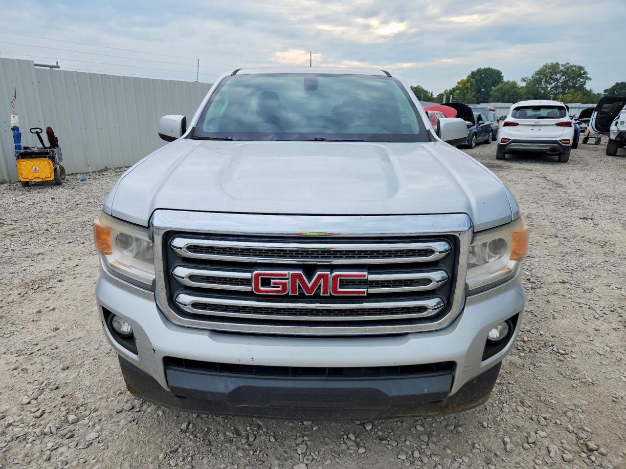 2015 Gmc Canyon Sle Silver vin: 1GTH5BE37F1230057