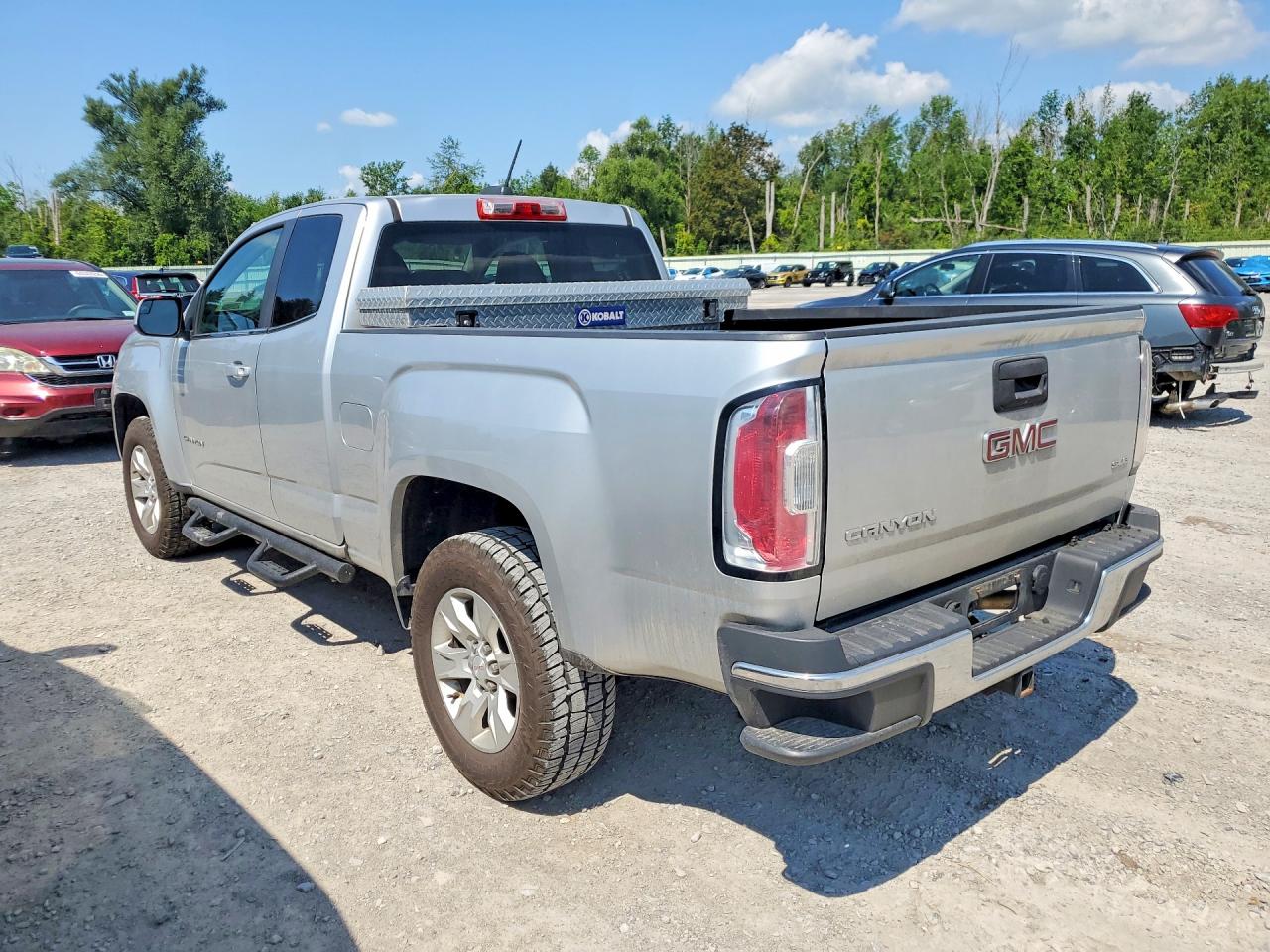 2015 Gmc Canyon Sle Silver vin: 1GTH5BEAXF1244789
