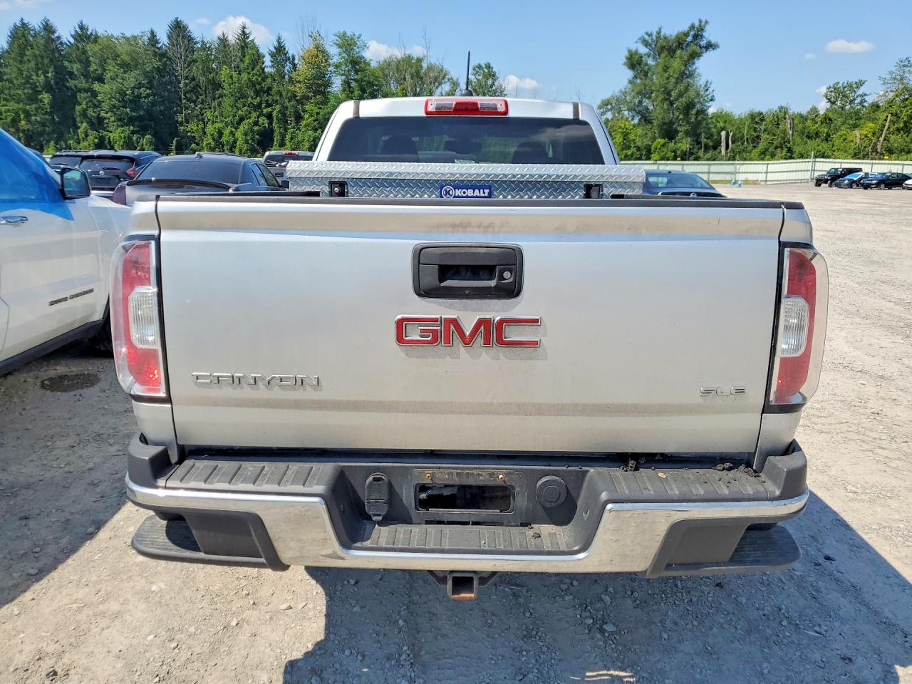 2015 Gmc Canyon Sle Silver vin: 1GTH5BEAXF1244789