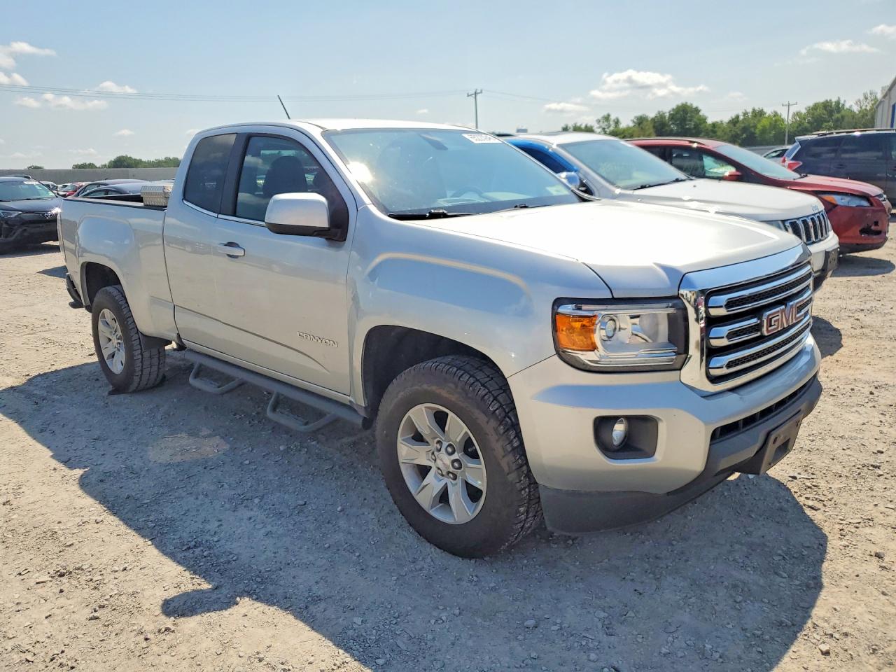 2015 Gmc Canyon Sle Silver vin: 1GTH5BEAXF1244789