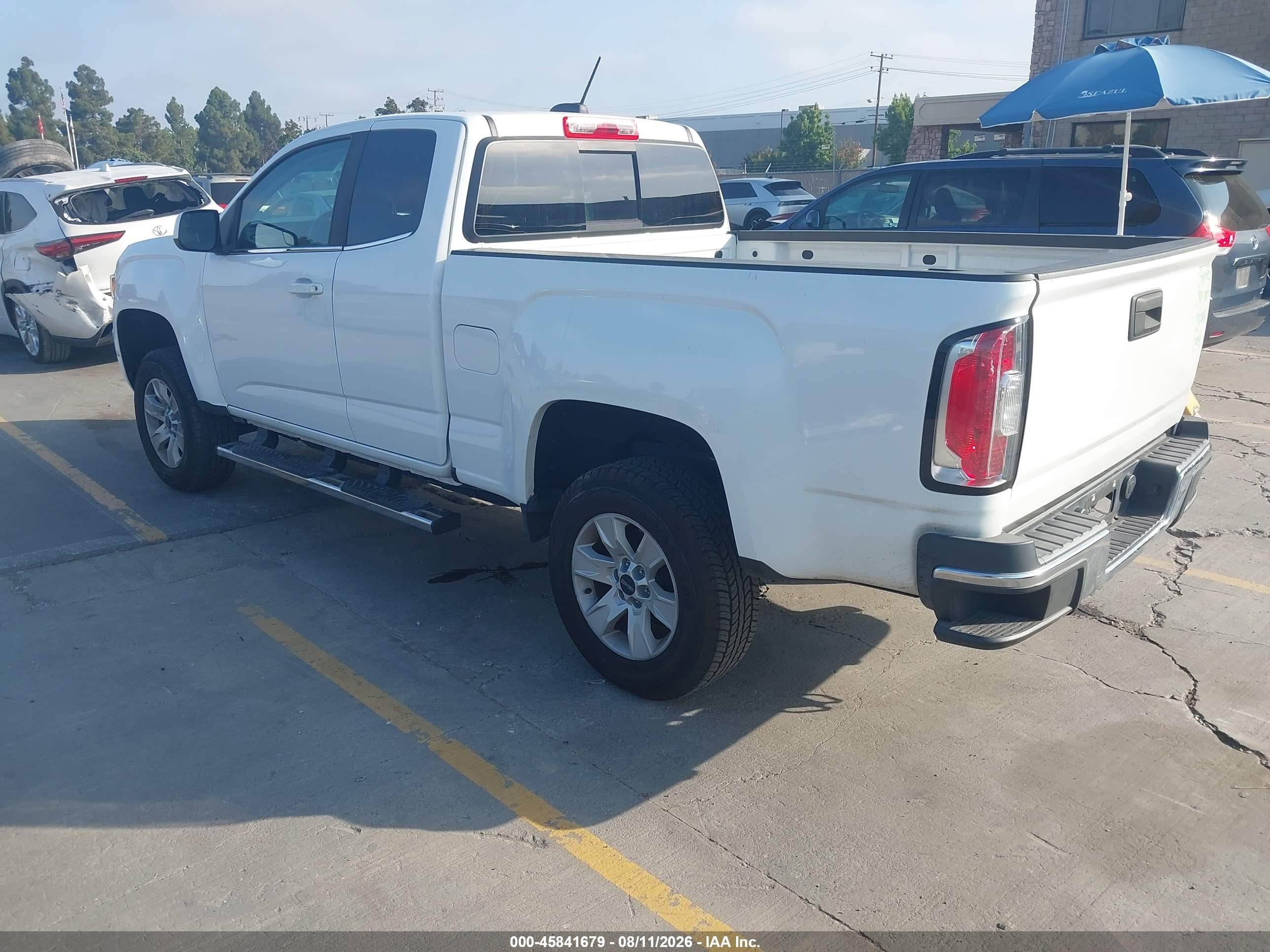 2016 Gmc Canyon 2wd Sle White vin: 1GTH5CEA1G1371146