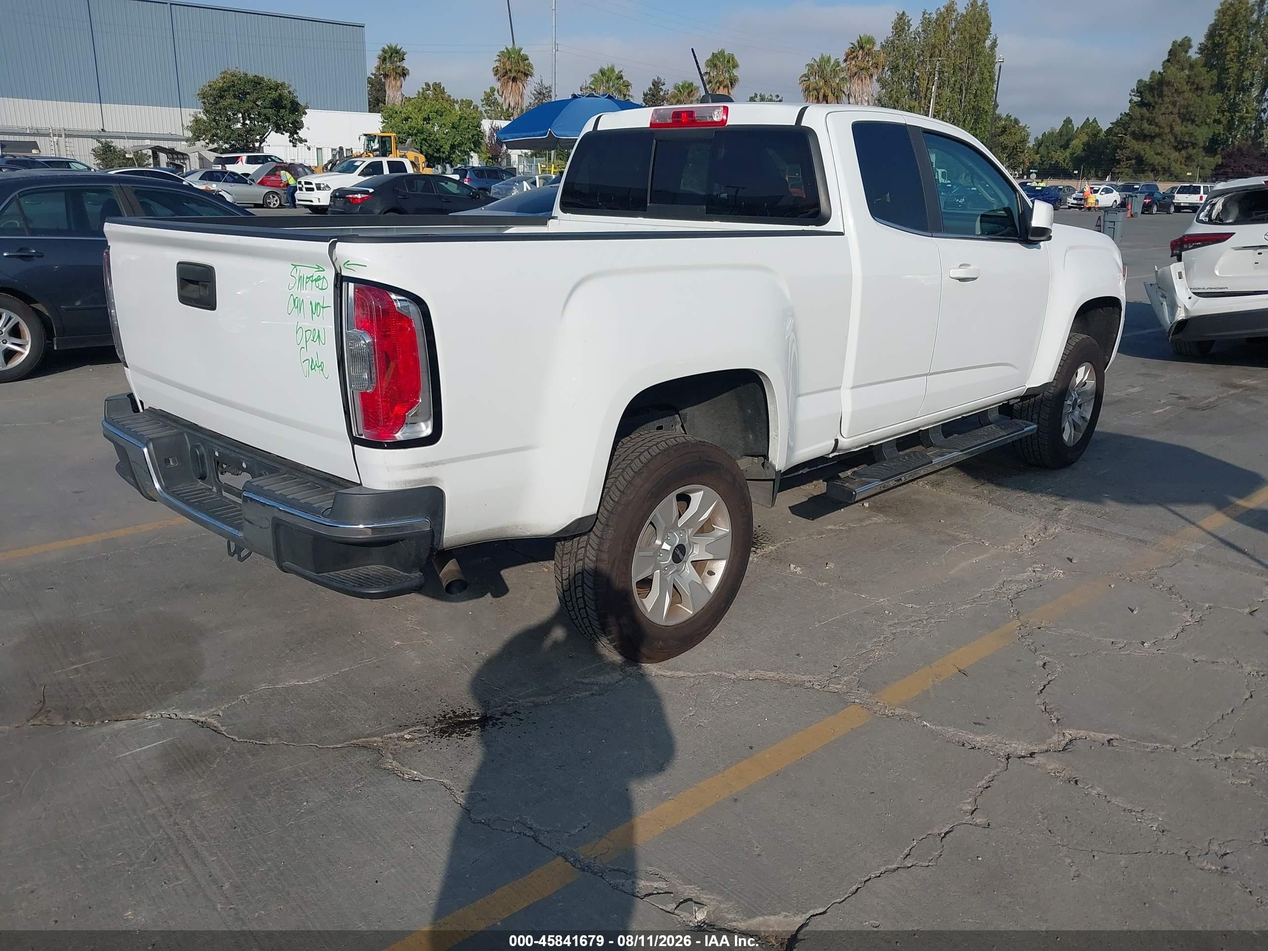 2016 Gmc Canyon 2wd Sle White vin: 1GTH5CEA1G1371146