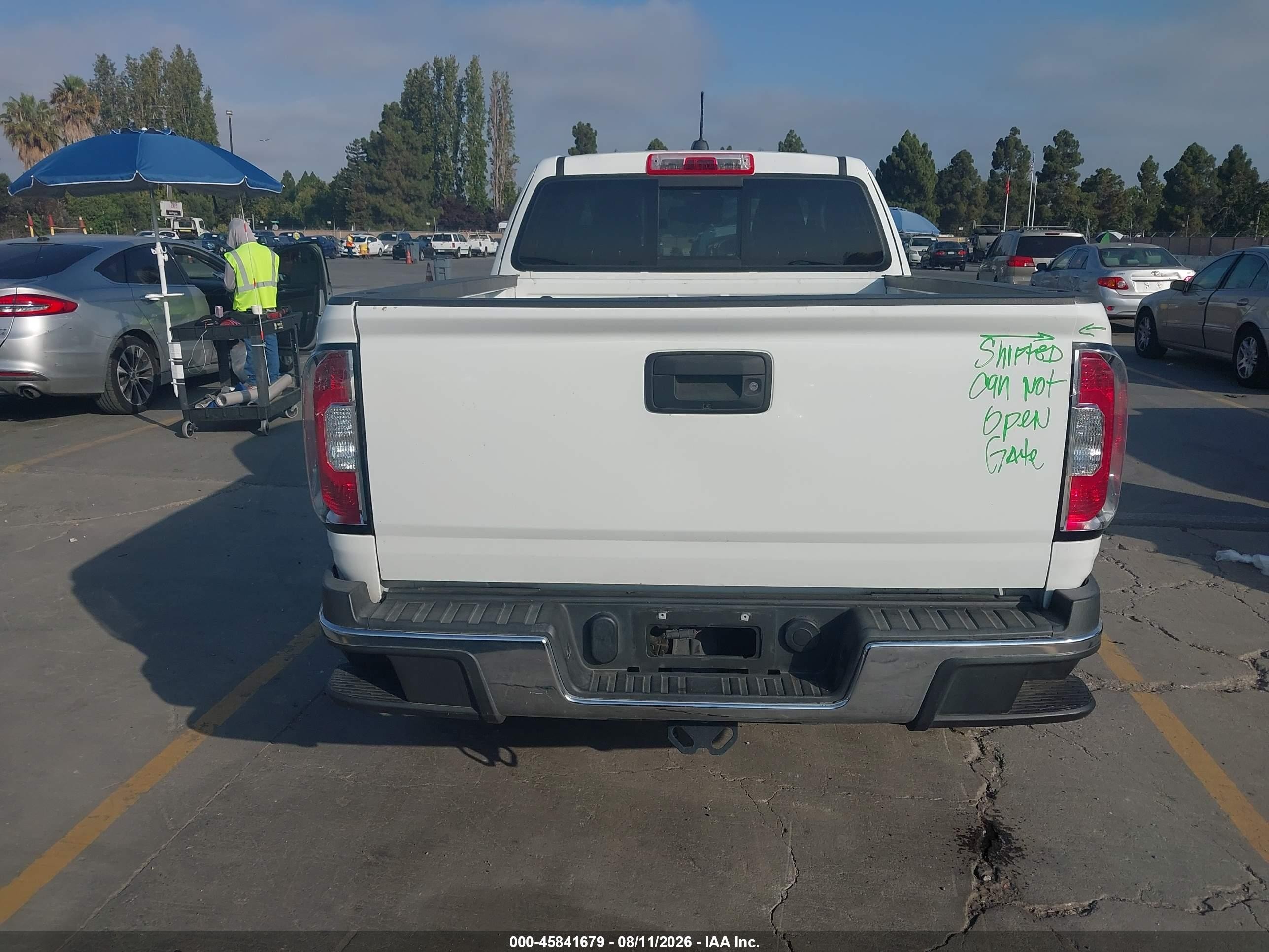 2016 Gmc Canyon 2wd Sle White vin: 1GTH5CEA1G1371146