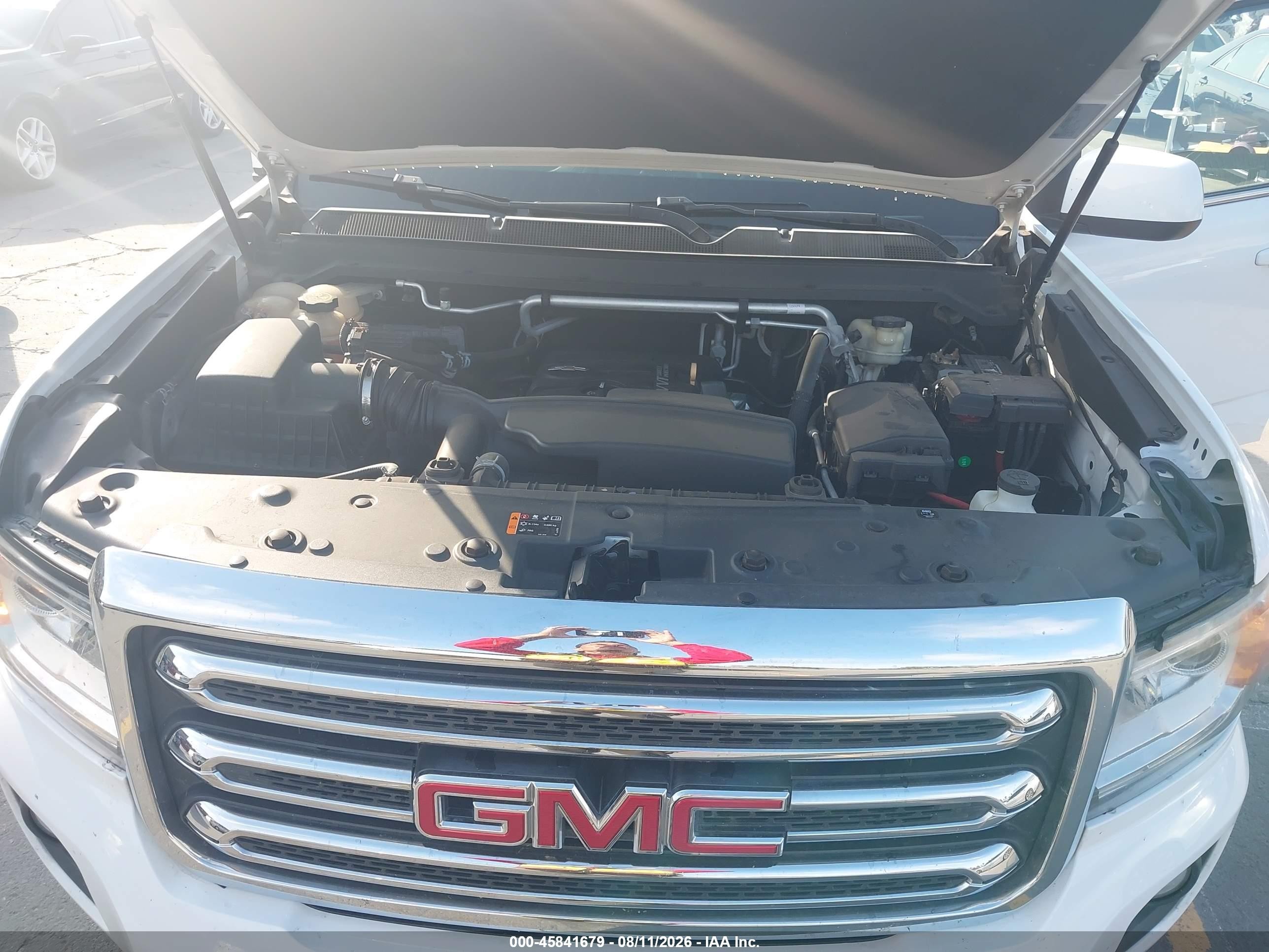 2016 Gmc Canyon 2wd Sle White vin: 1GTH5CEA1G1371146