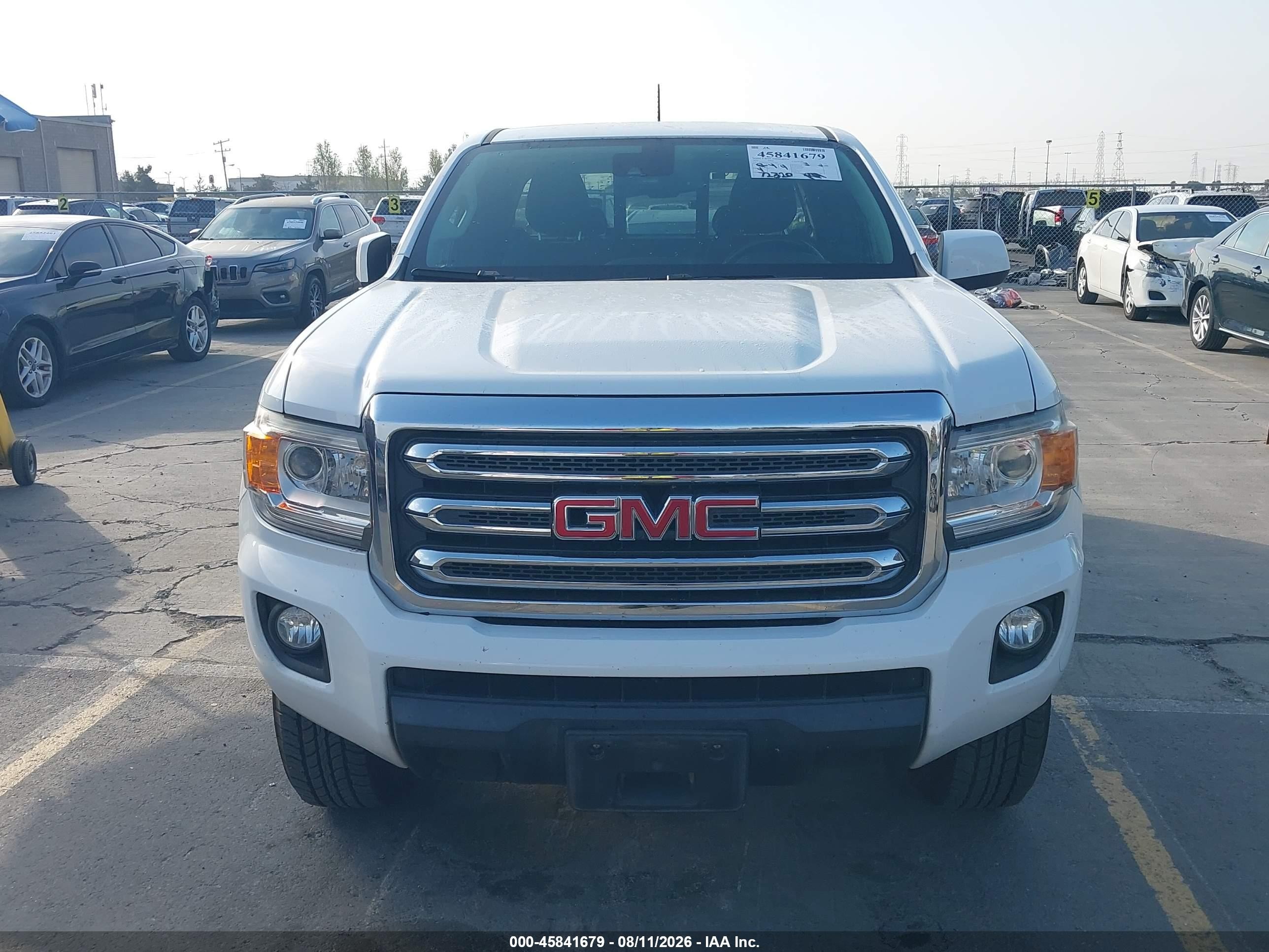 2016 Gmc Canyon 2wd Sle White vin: 1GTH5CEA1G1371146