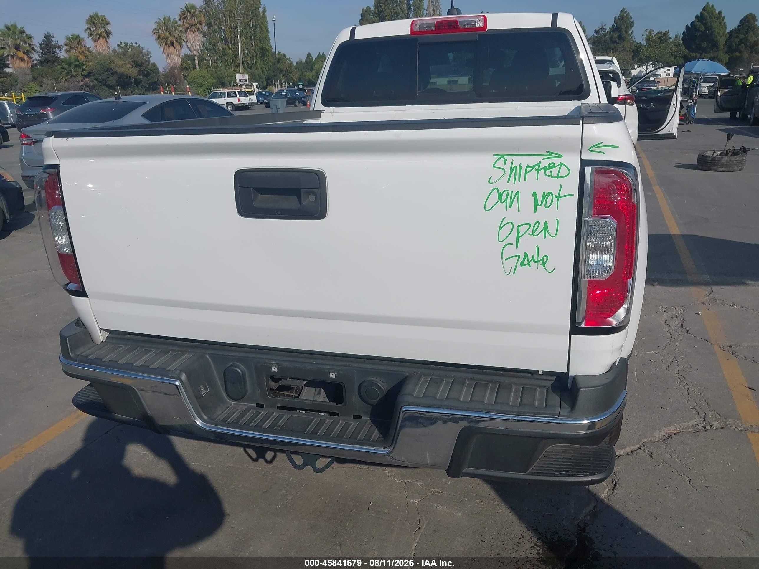2016 Gmc Canyon 2wd Sle White vin: 1GTH5CEA1G1371146
