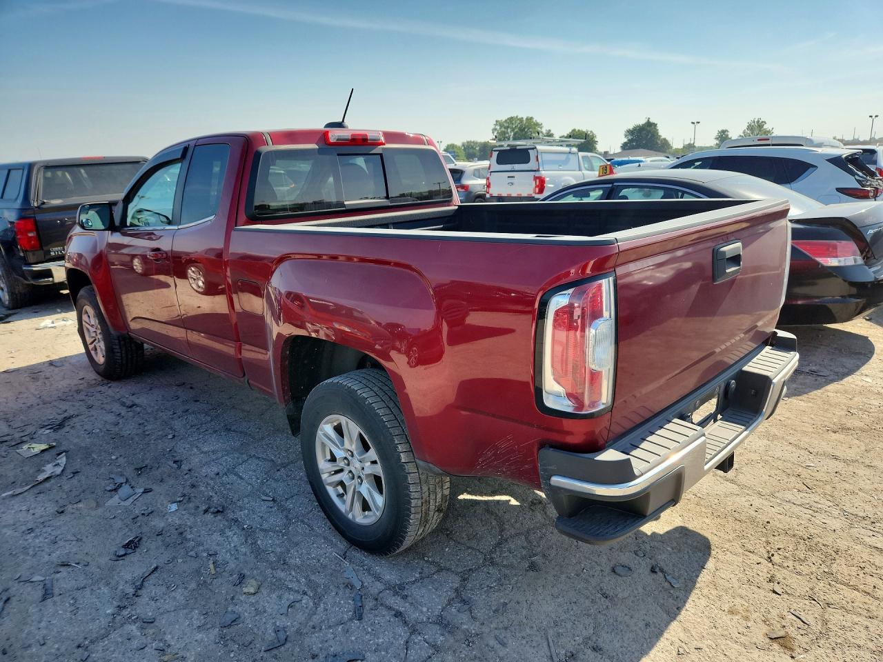2019 Gmc Canyon Sle Red vin: 1GTH5CEN1K1237832