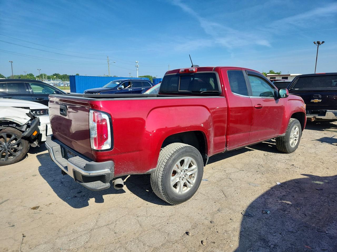 2019 Gmc Canyon Sle Red vin: 1GTH5CEN1K1237832