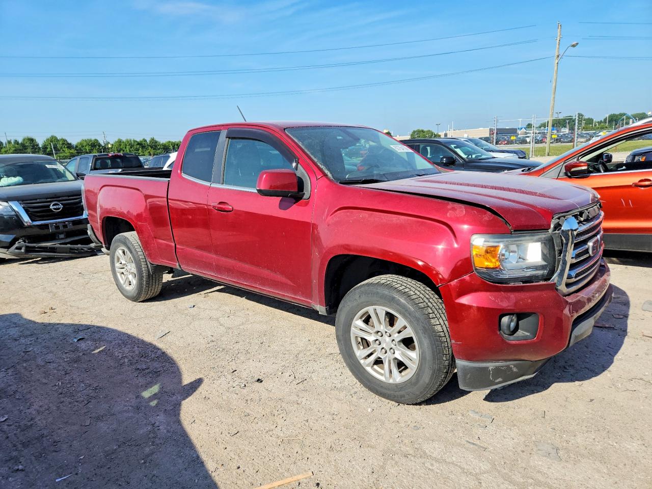 2019 Gmc Canyon Sle Red vin: 1GTH5CEN1K1237832