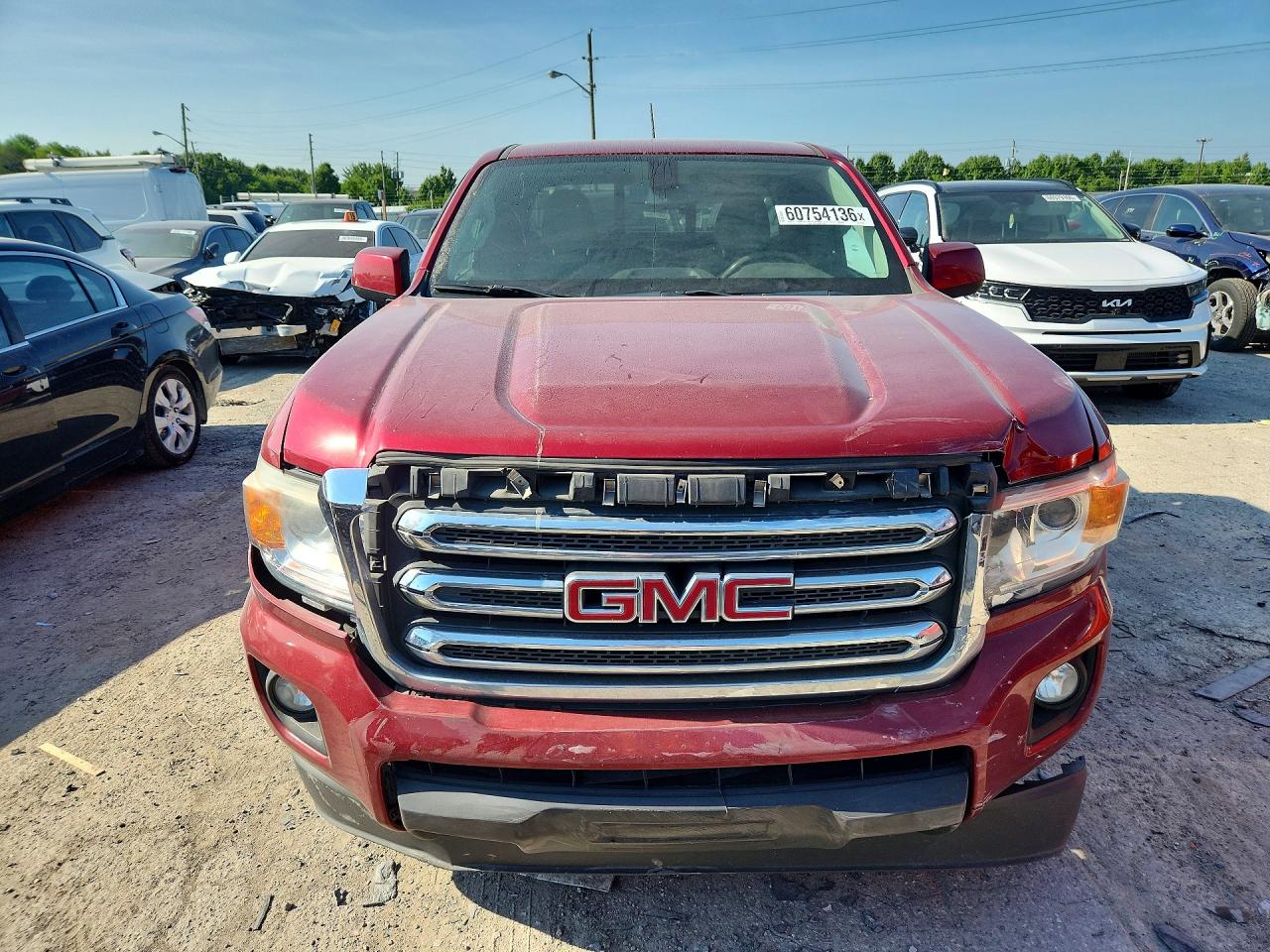 2019 Gmc Canyon Sle Red vin: 1GTH5CEN1K1237832