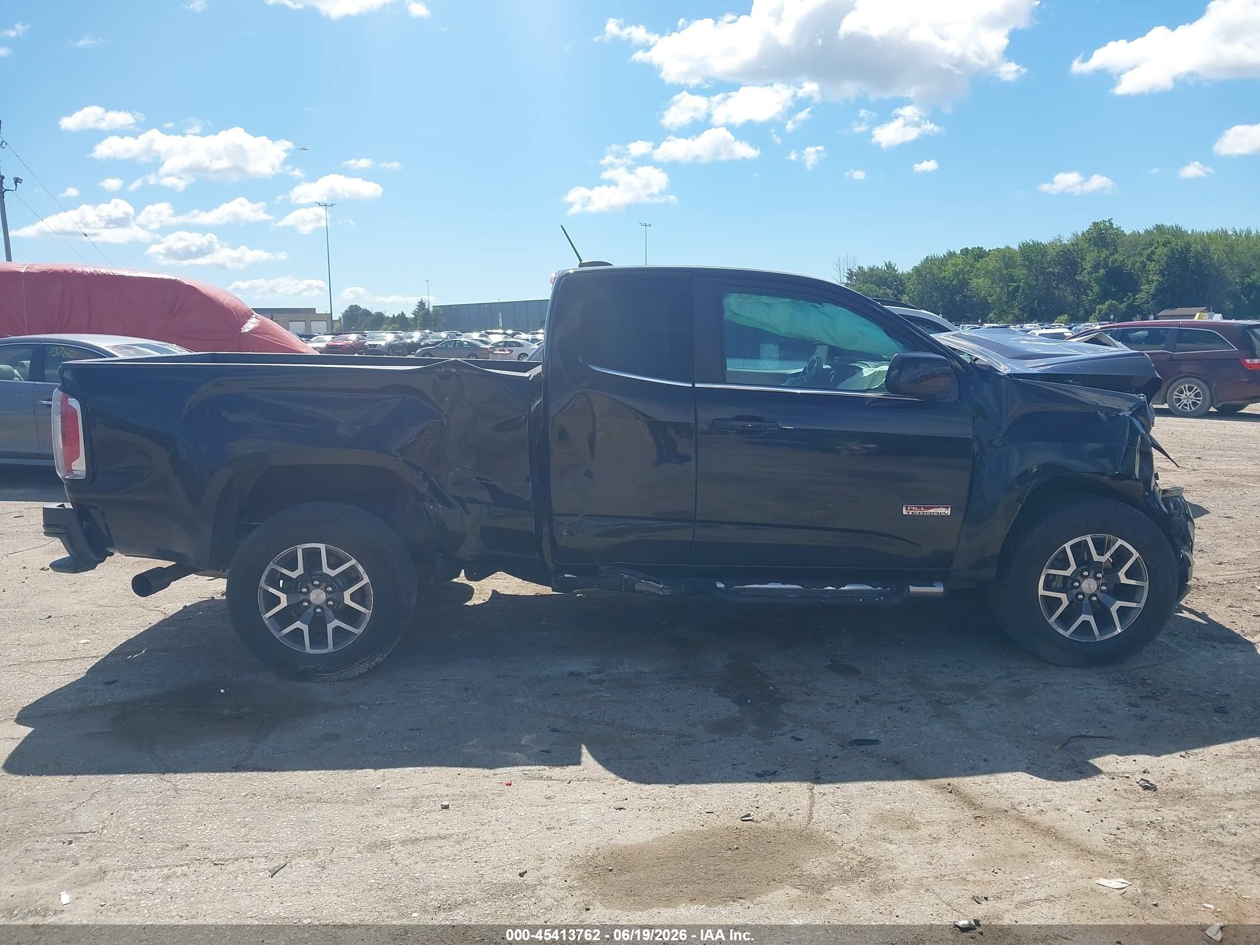 2015 Gmc Canyon 4wd Sle Black vin: 1GTH6BE32F1142739