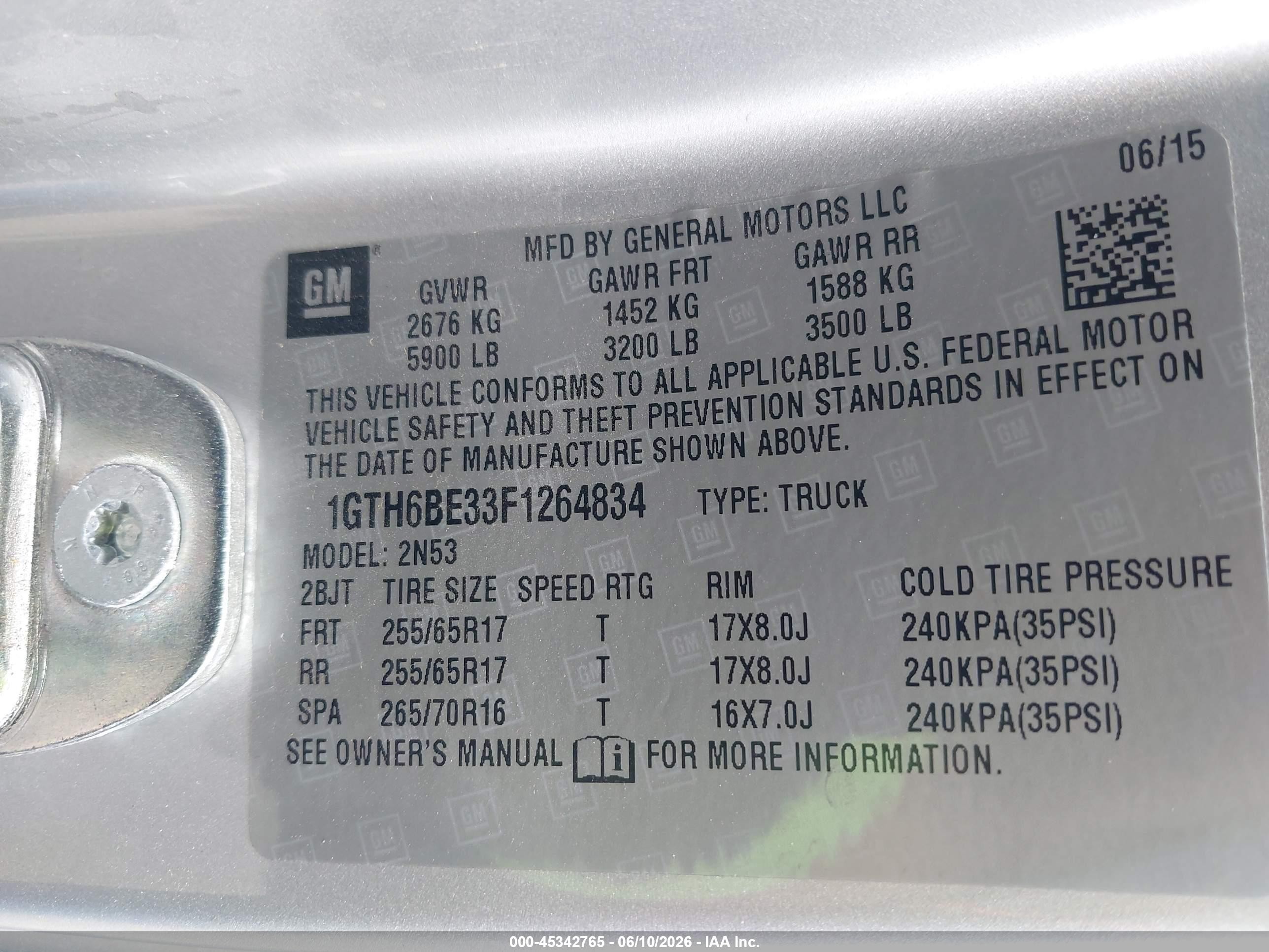 2015 Gmc Canyon 4wd Sle Silver vin: 1GTH6BE33F1264834