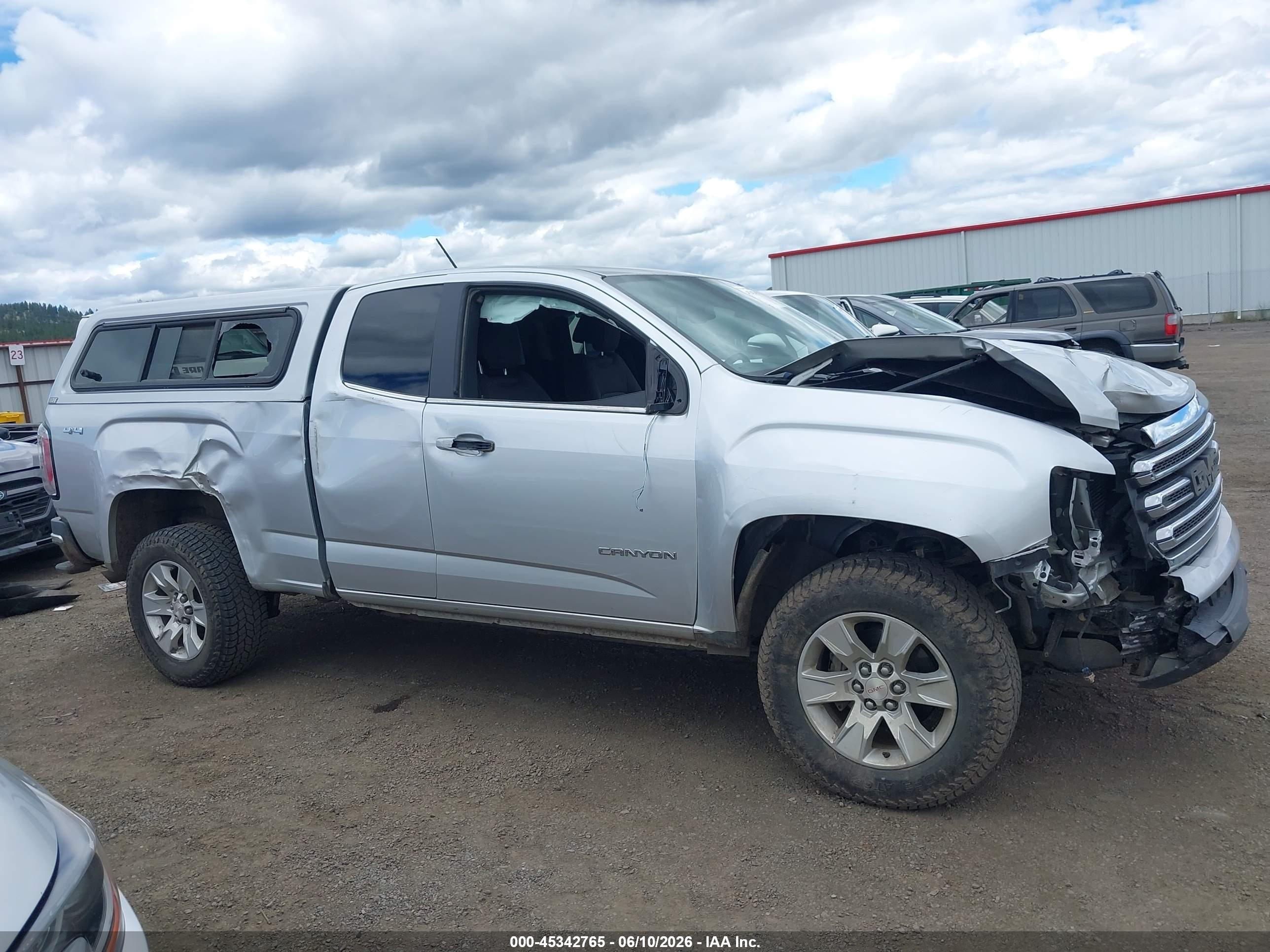 2015 Gmc Canyon 4wd Sle Silver vin: 1GTH6BE33F1264834