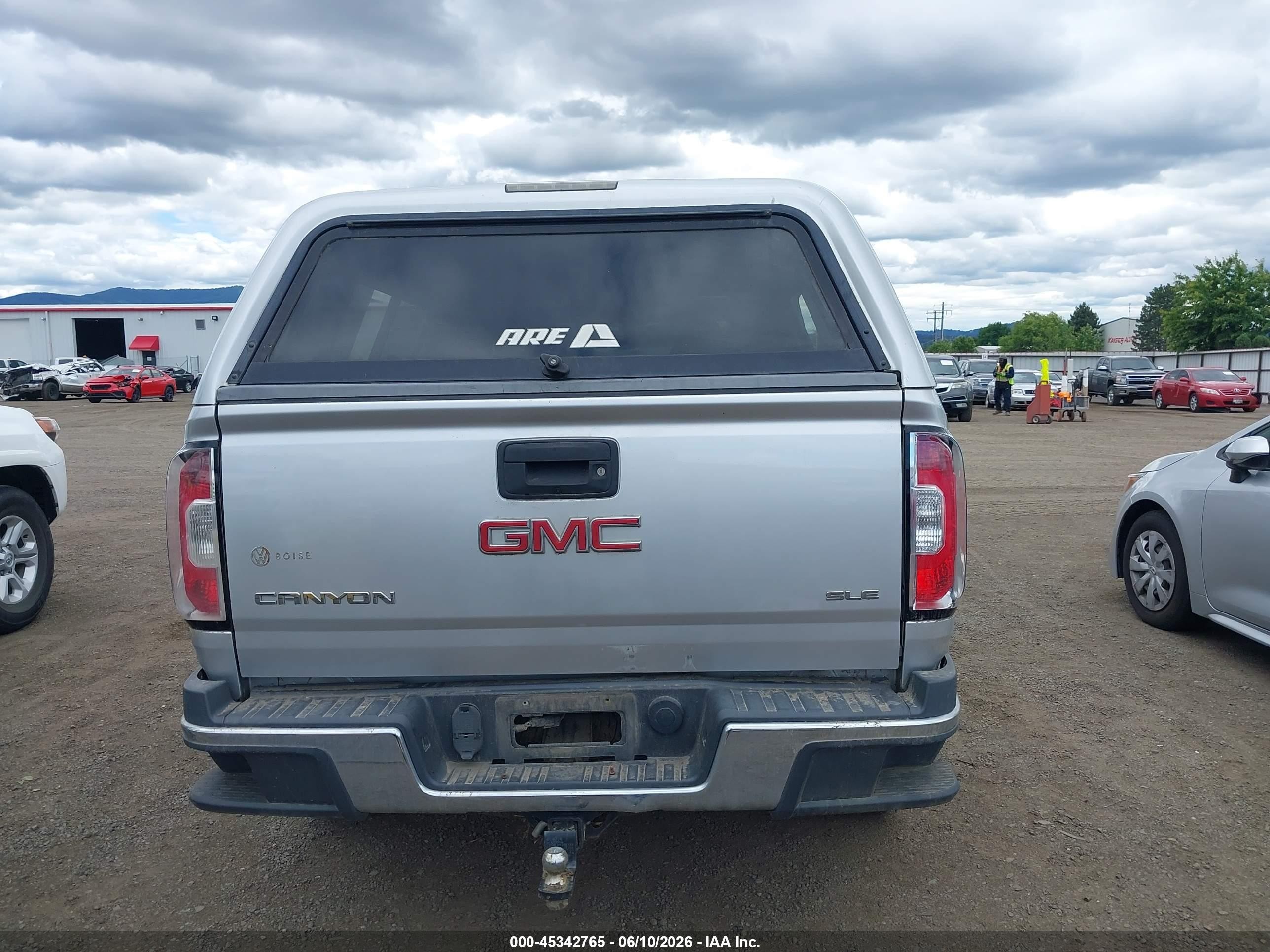 2015 Gmc Canyon 4wd Sle Silver vin: 1GTH6BE33F1264834
