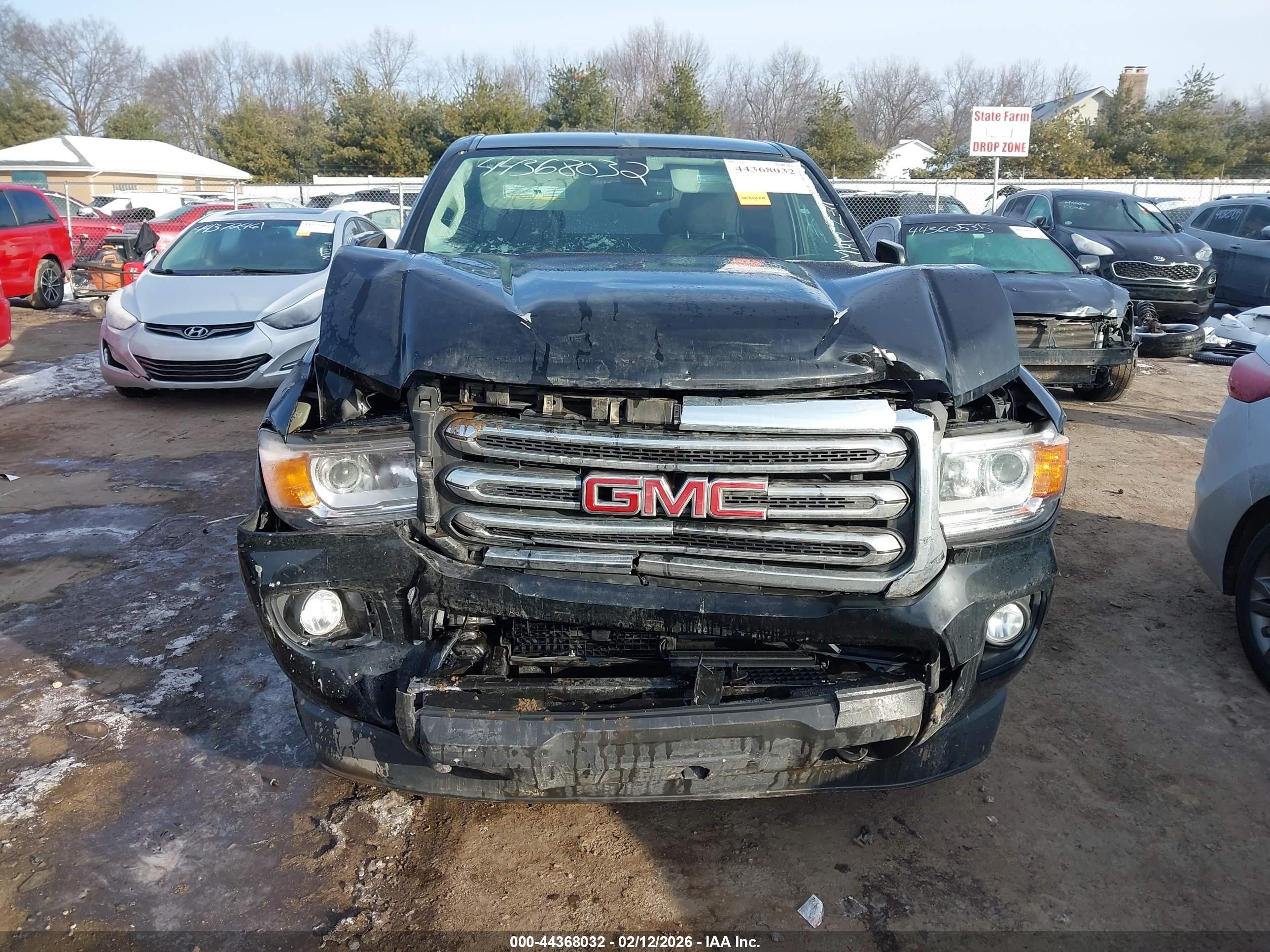 2015 Gmc Canyon Sle Black vin: 1GTH6BE34F1260887