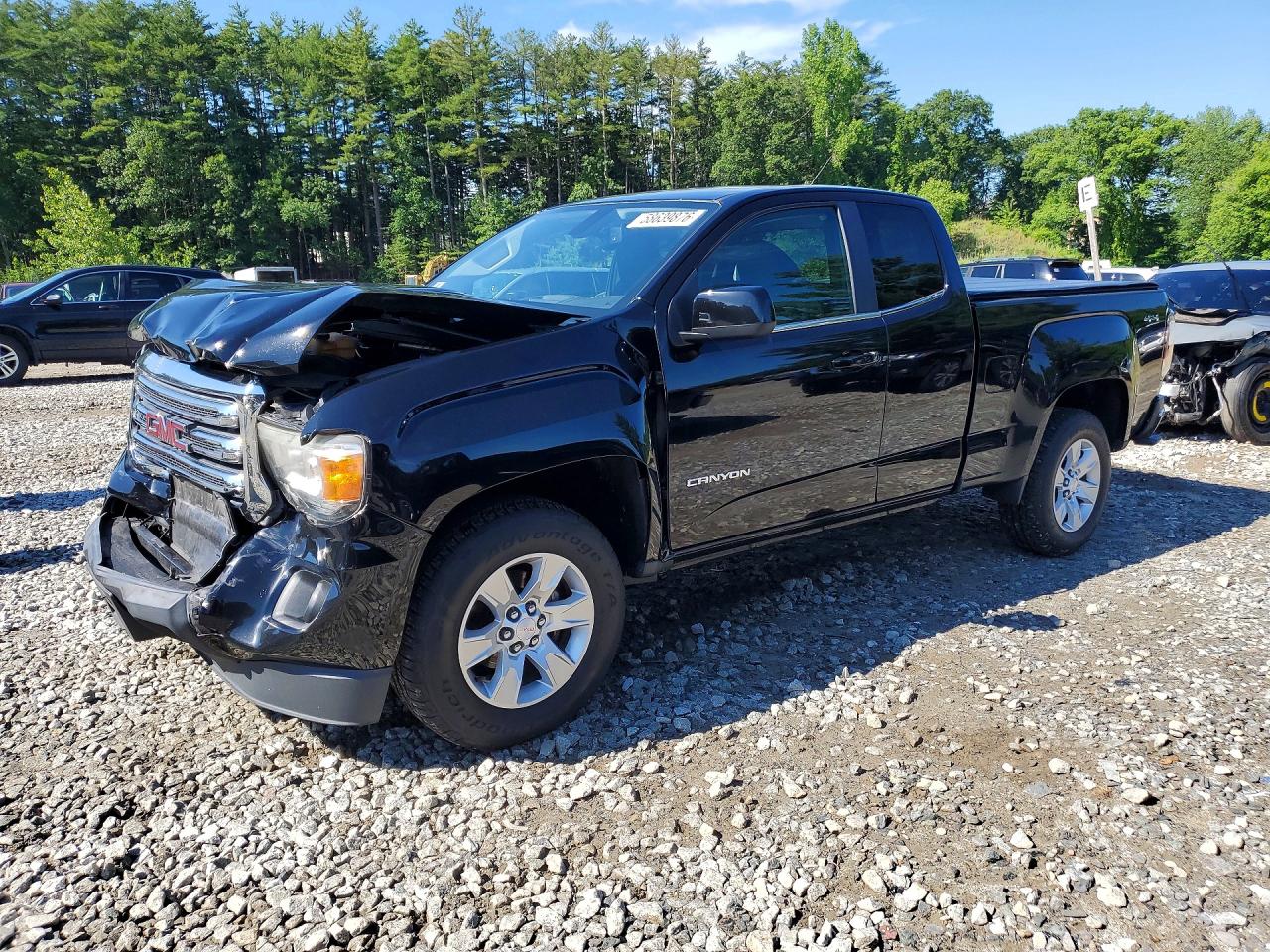 2015 Gmc Canyon Черный vin: 1GTH6BEAXF1184204