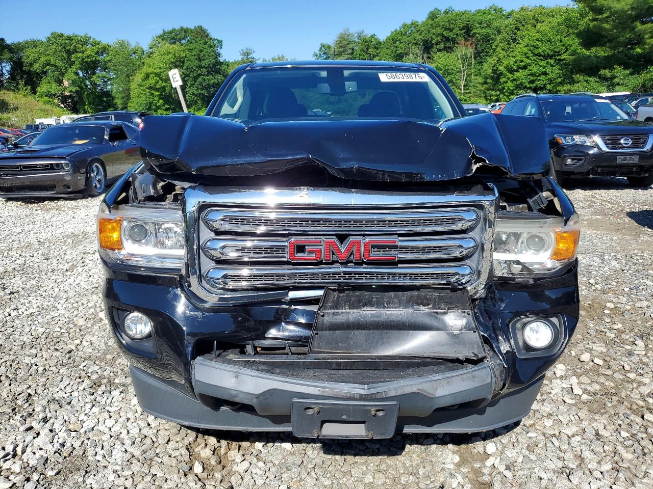 2015 Gmc Canyon Black vin: 1GTH6BEAXF1184204