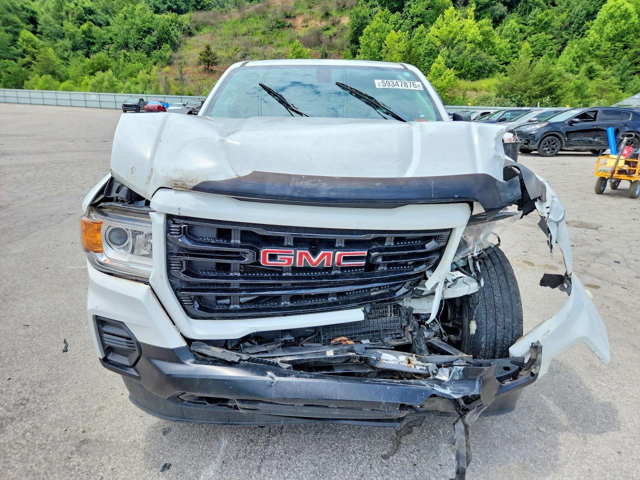 2021 Gmc Canyon Elevation White vin: 1GTH6BEN7M1269694