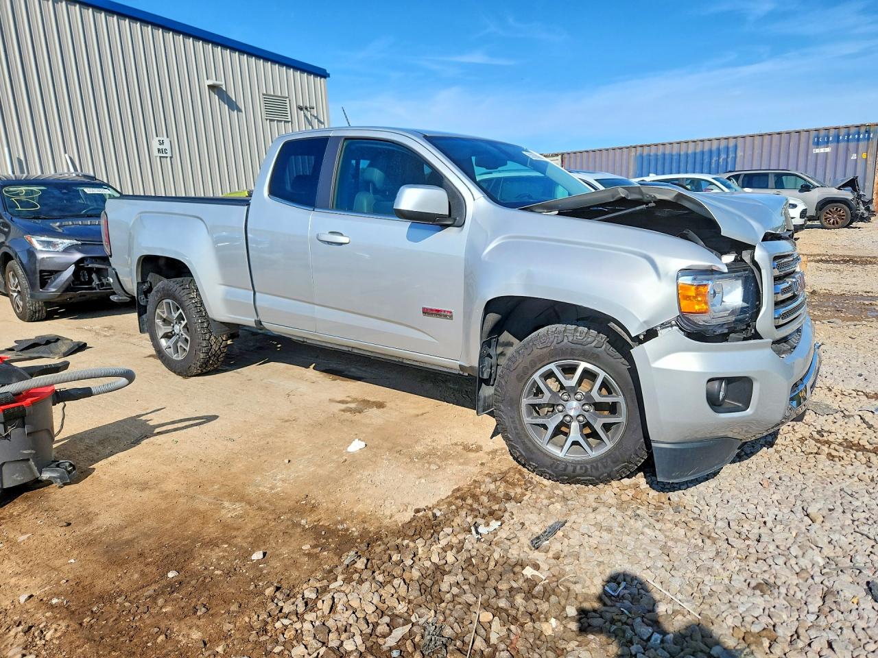 2016 Gmc Canyon Sle Silver vin: 1GTH6CE34G1342240