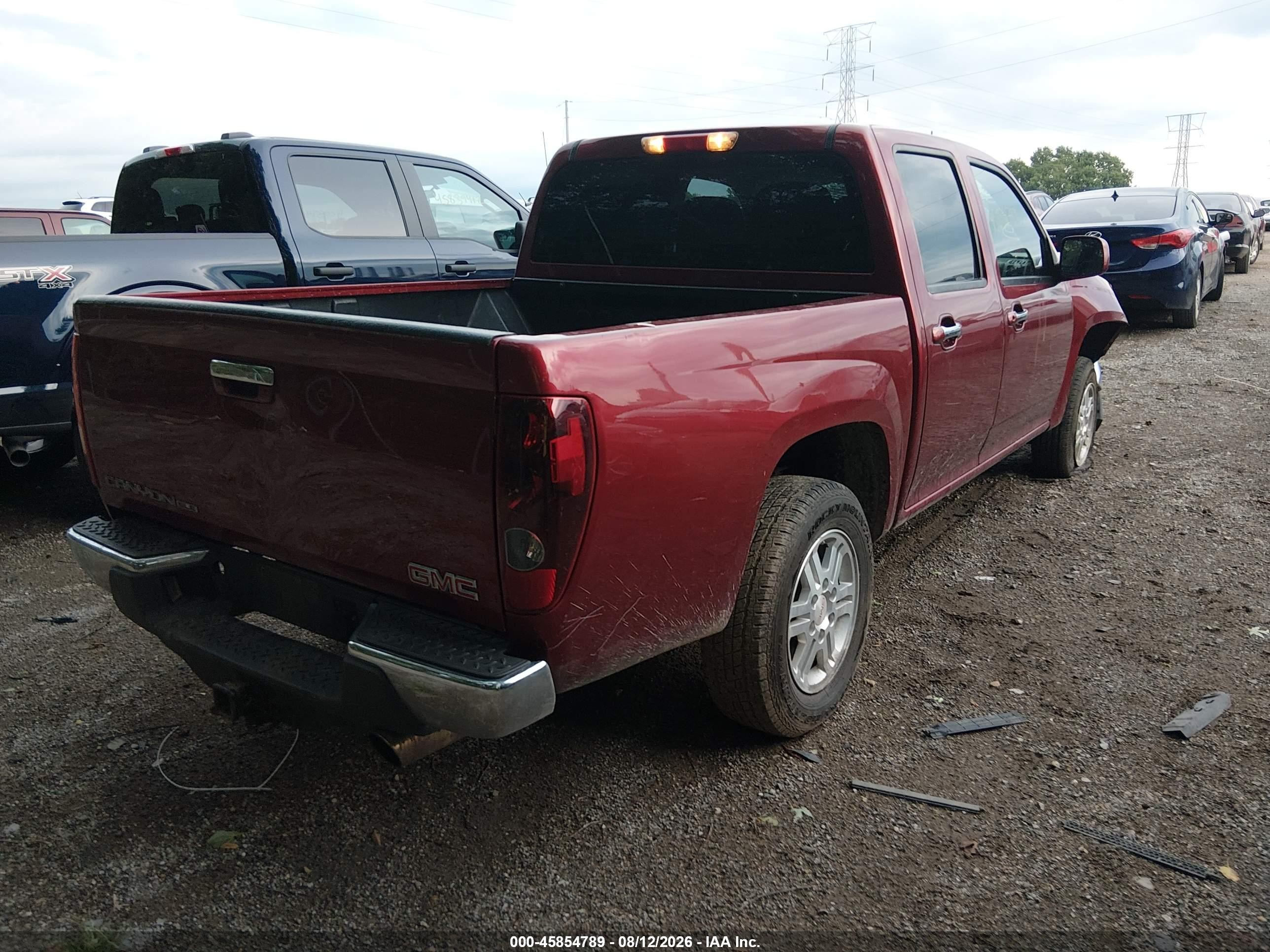 2011 Gmc Canyon Sle1 Burgundy vin: 1GTH6MFE4B8101204
