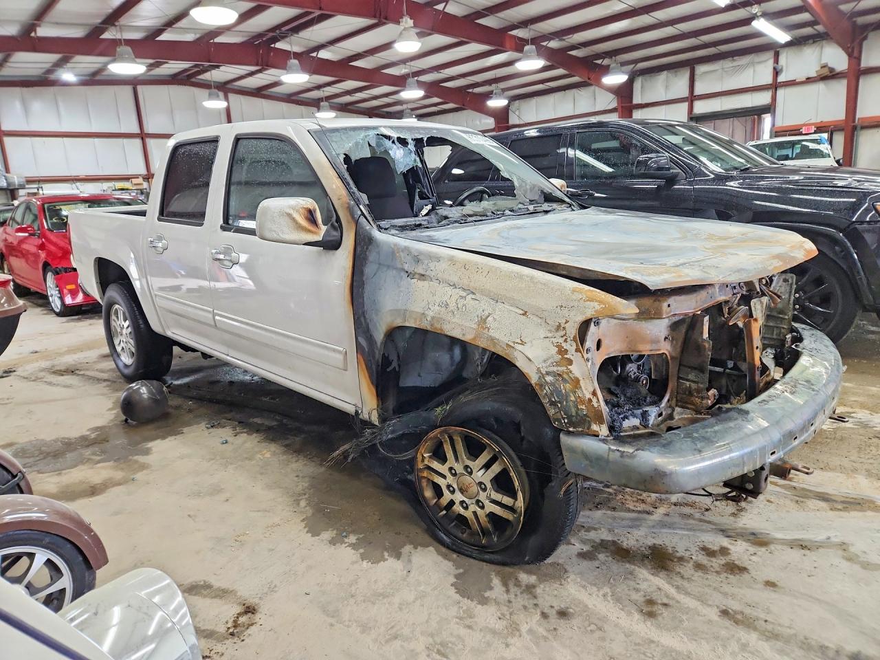 2012 Gmc Canyon Sle White vin: 1GTH6MFE6C8157842